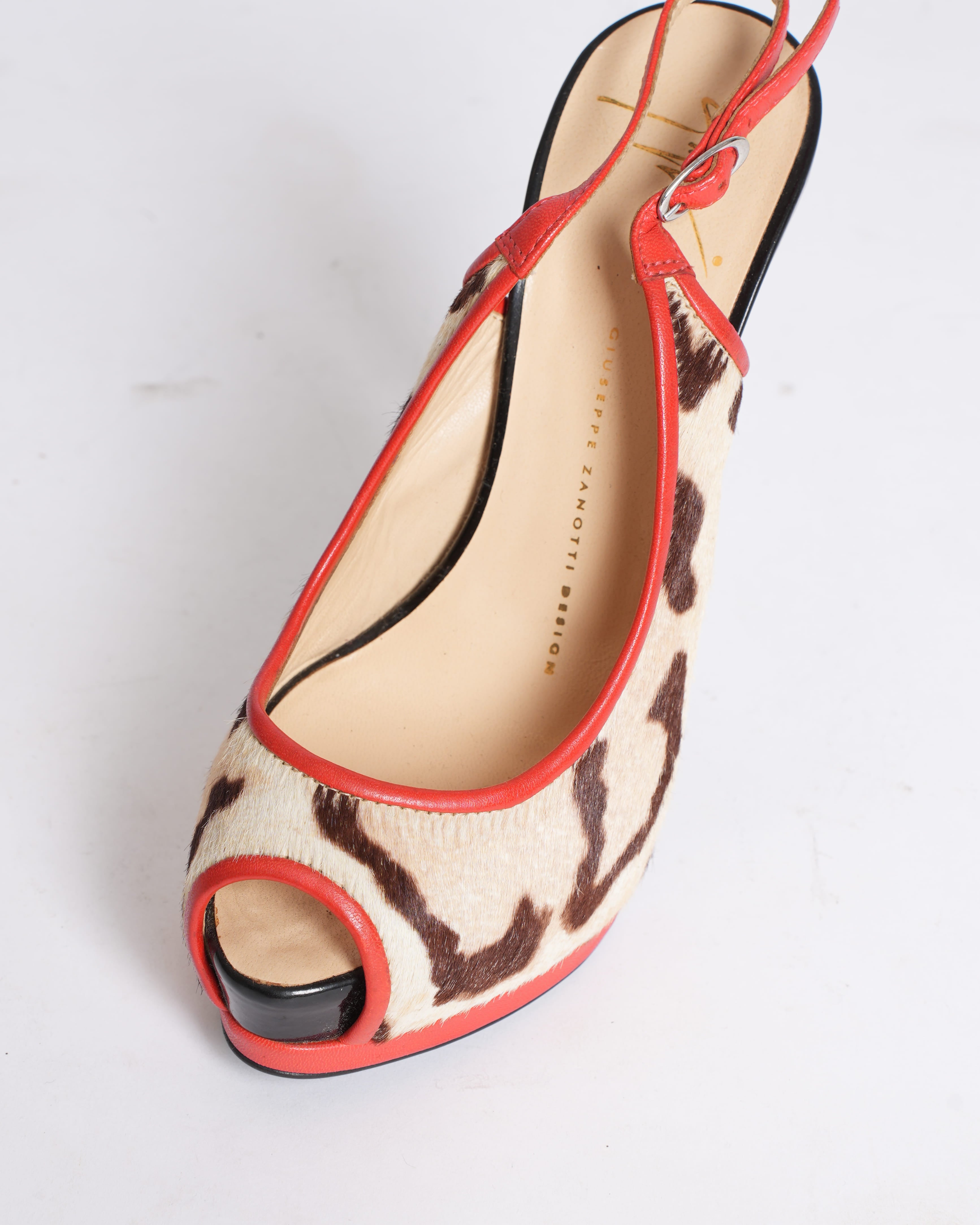 Giuseppe Zanotti Leopard Print Heels