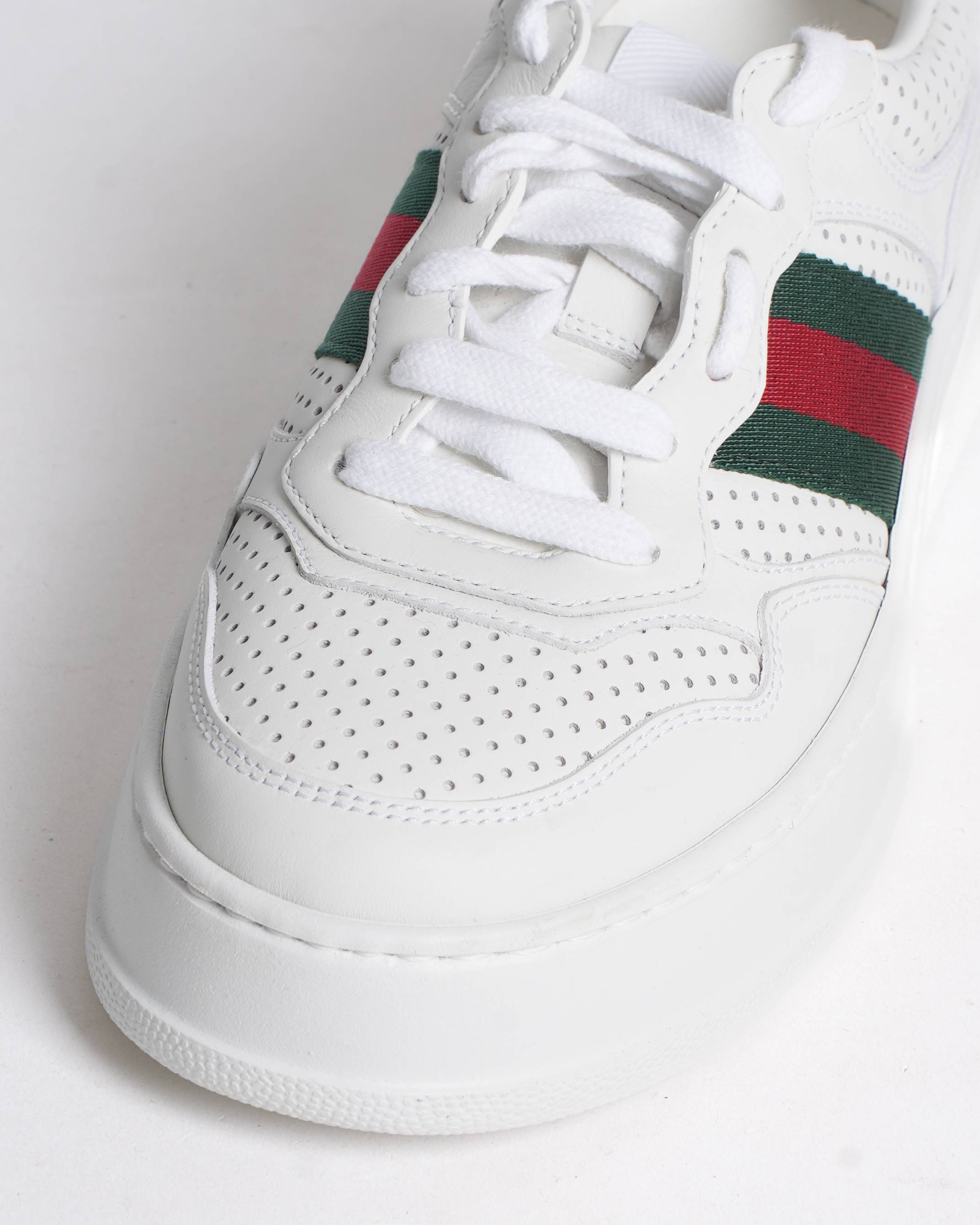New Gucci Chunky lace-up Women White Sneaker