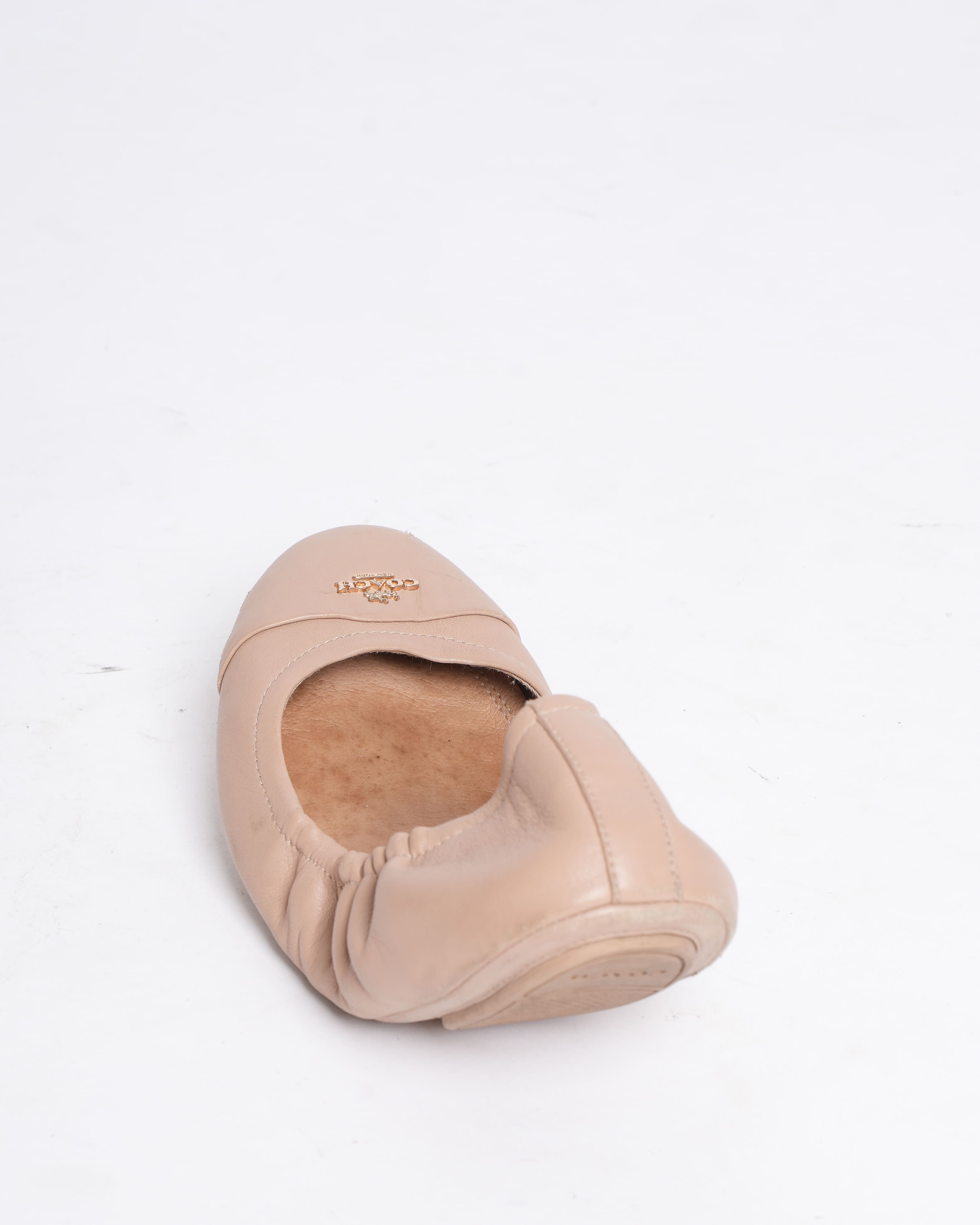 Coach nude ballet flats