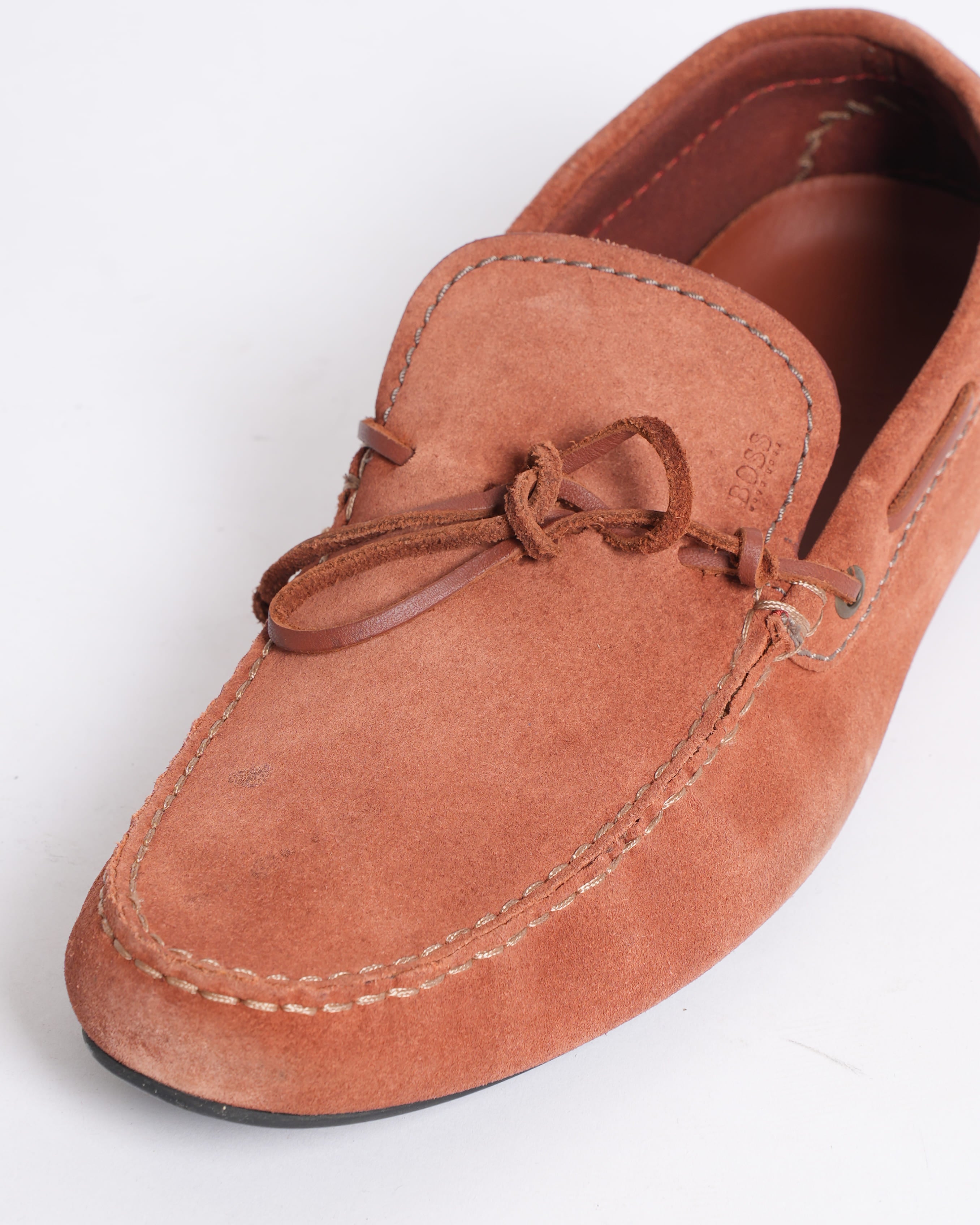 Hugo Boss Driving Loafers in Brown