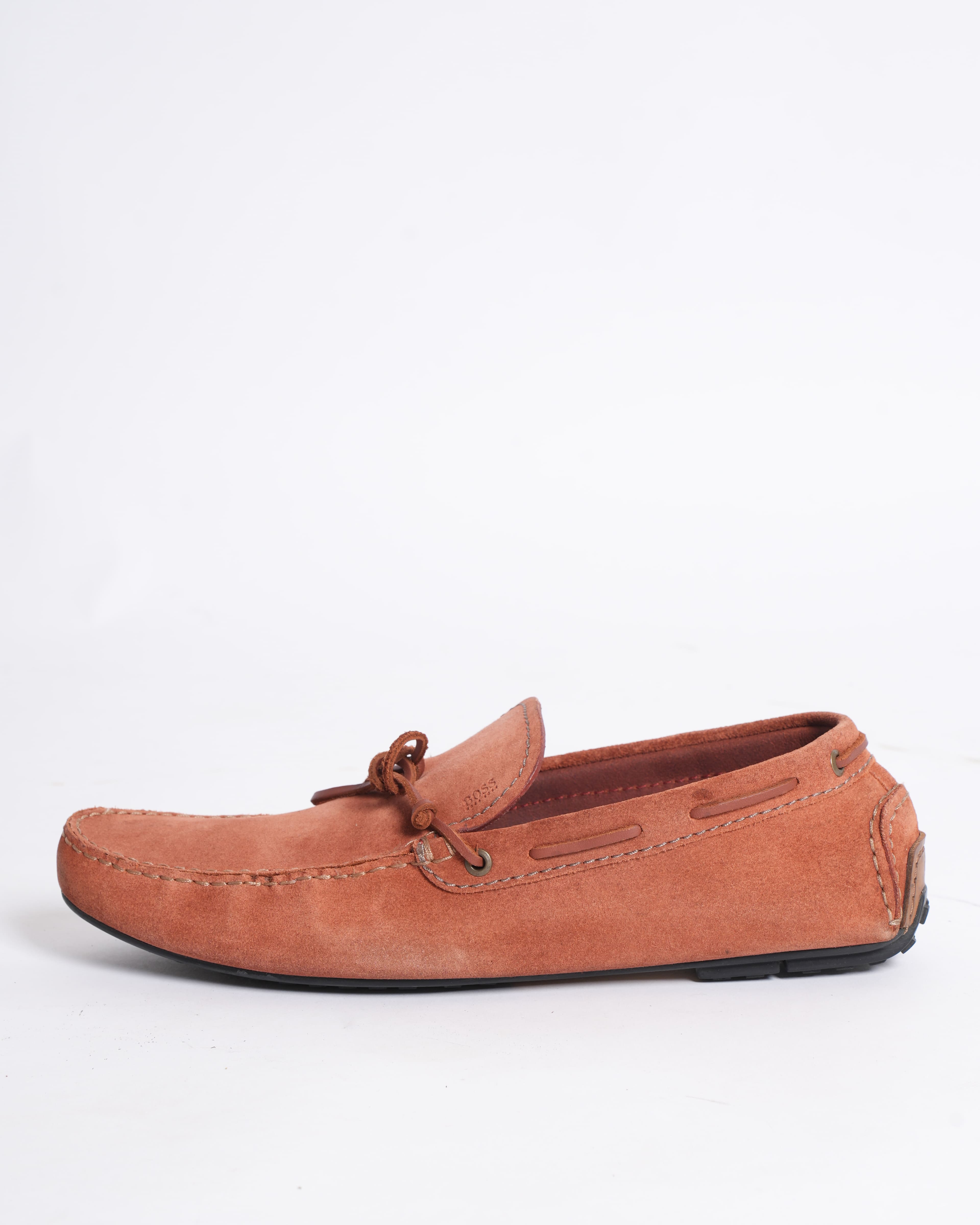 Hugo Boss Driving Loafers in Brown