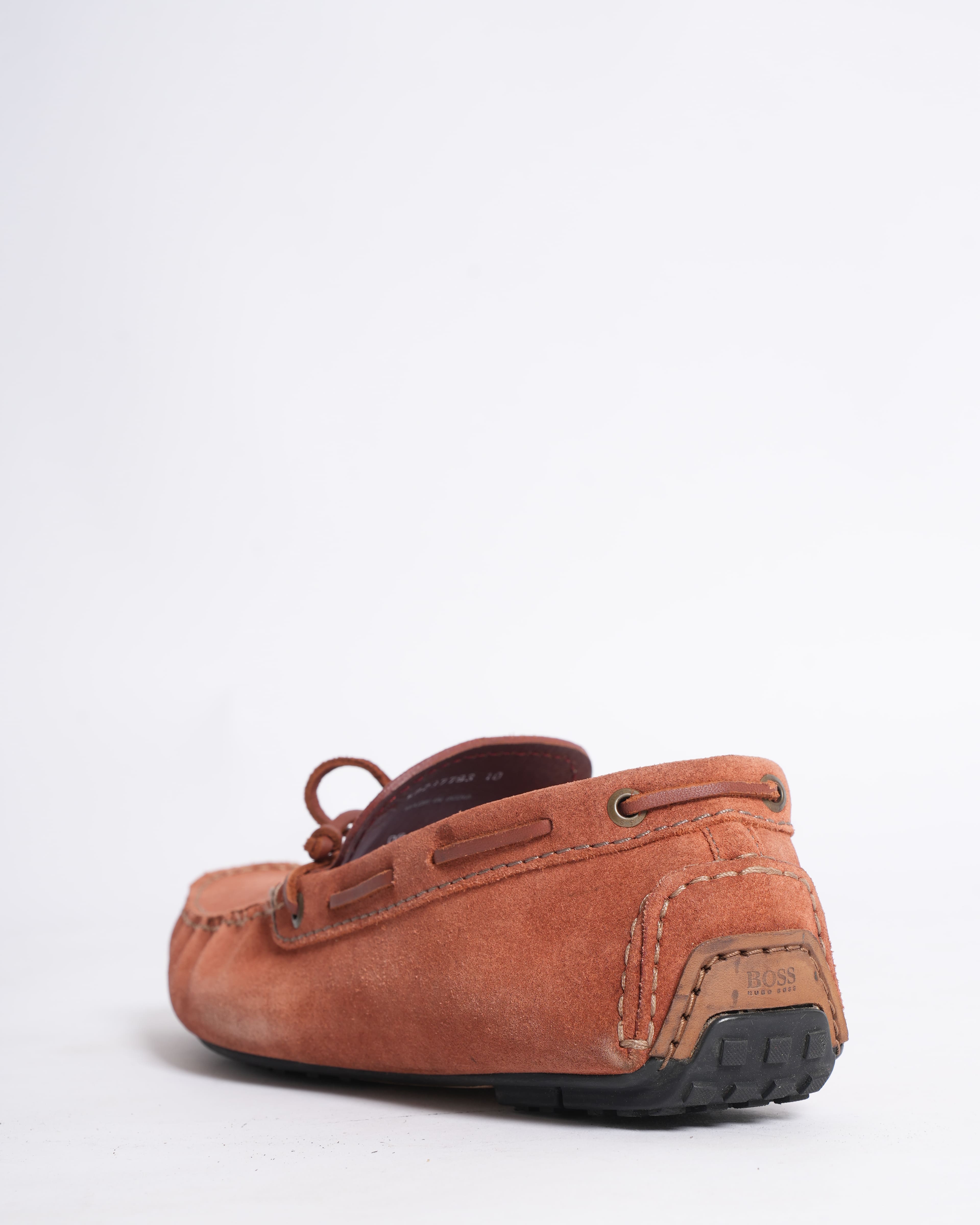 Hugo Boss Driving Loafers in Brown