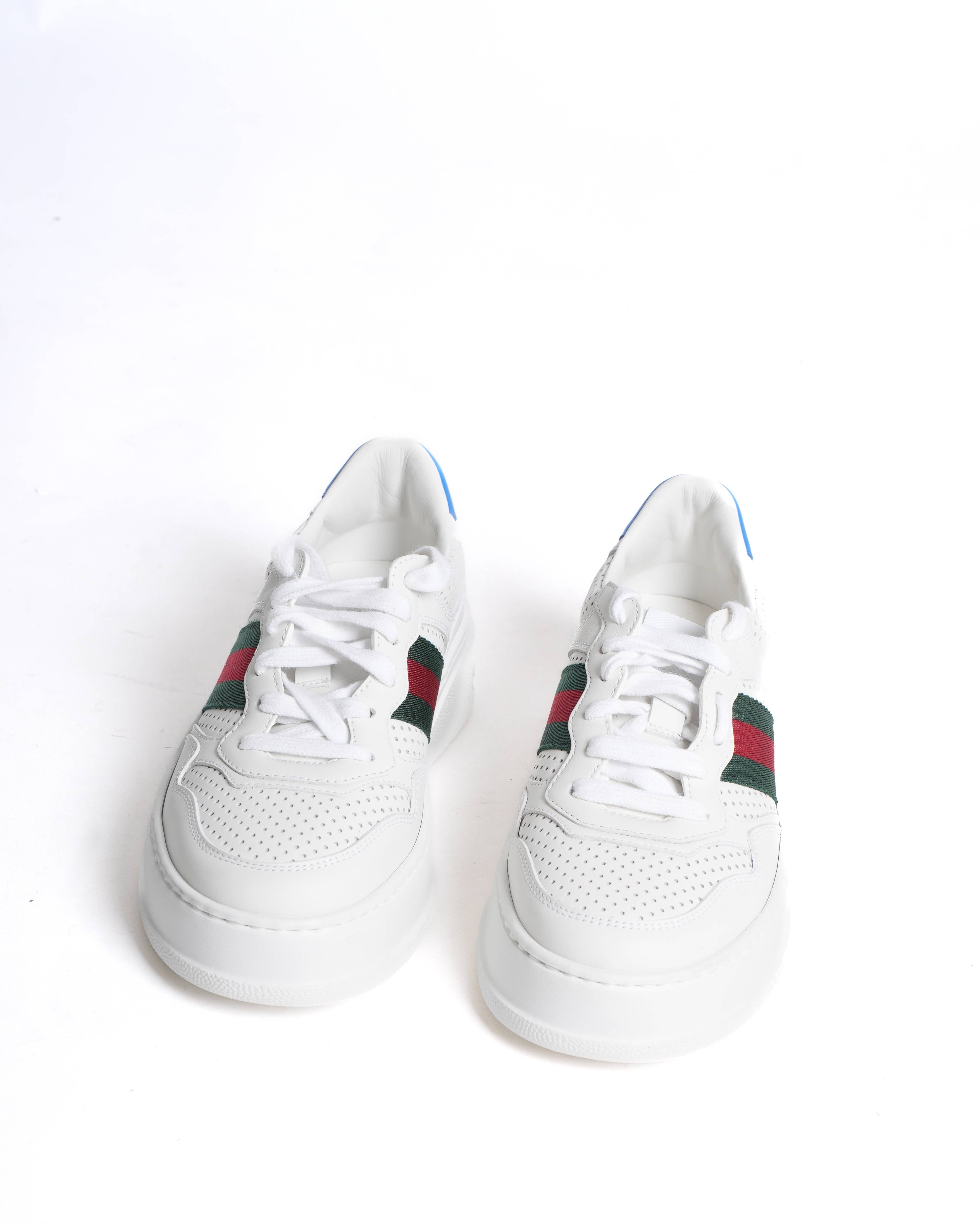 New Gucci Chunky lace-up Women White Sneaker