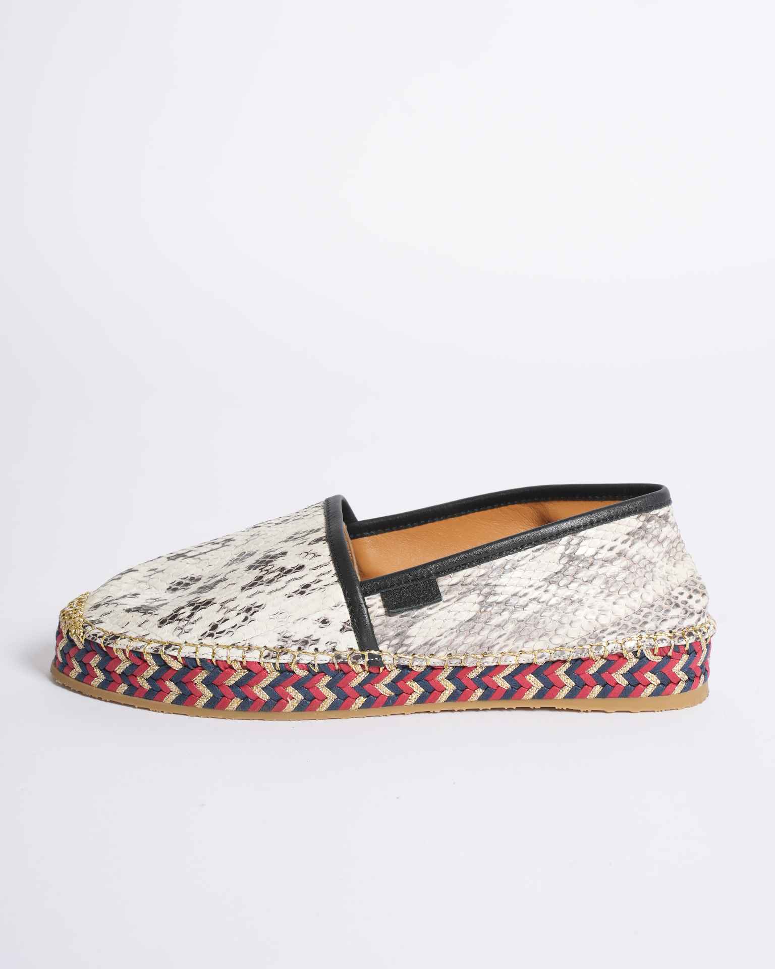 Gucci snakeskin espadrilles