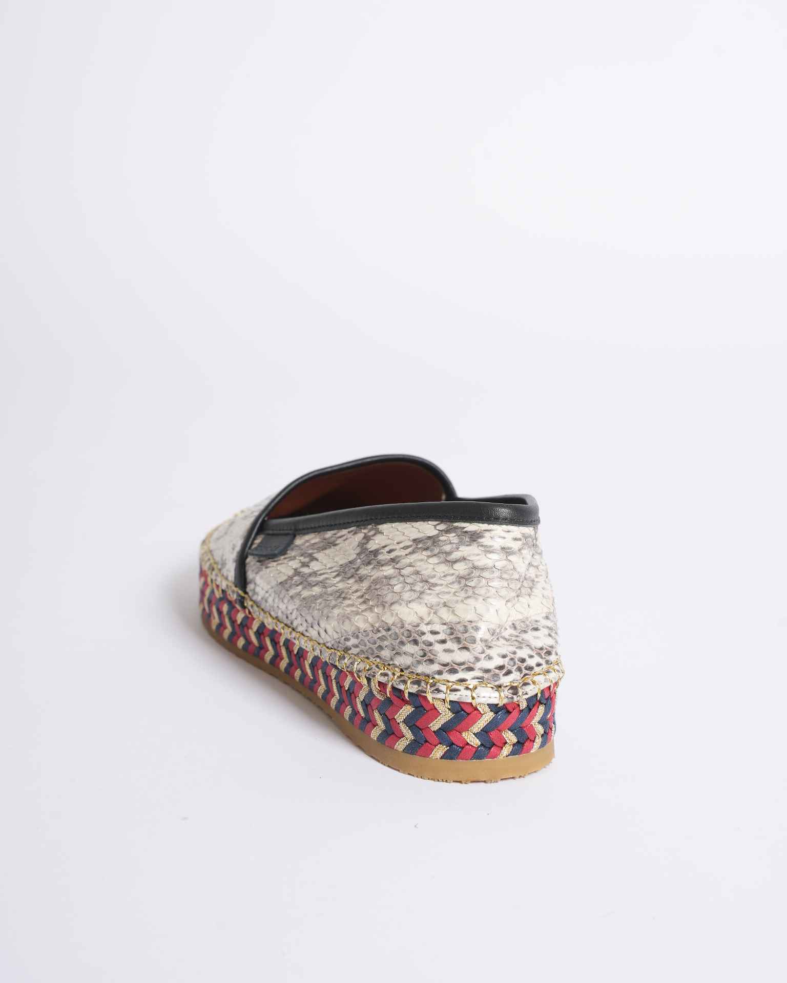 Gucci snakeskin espadrilles