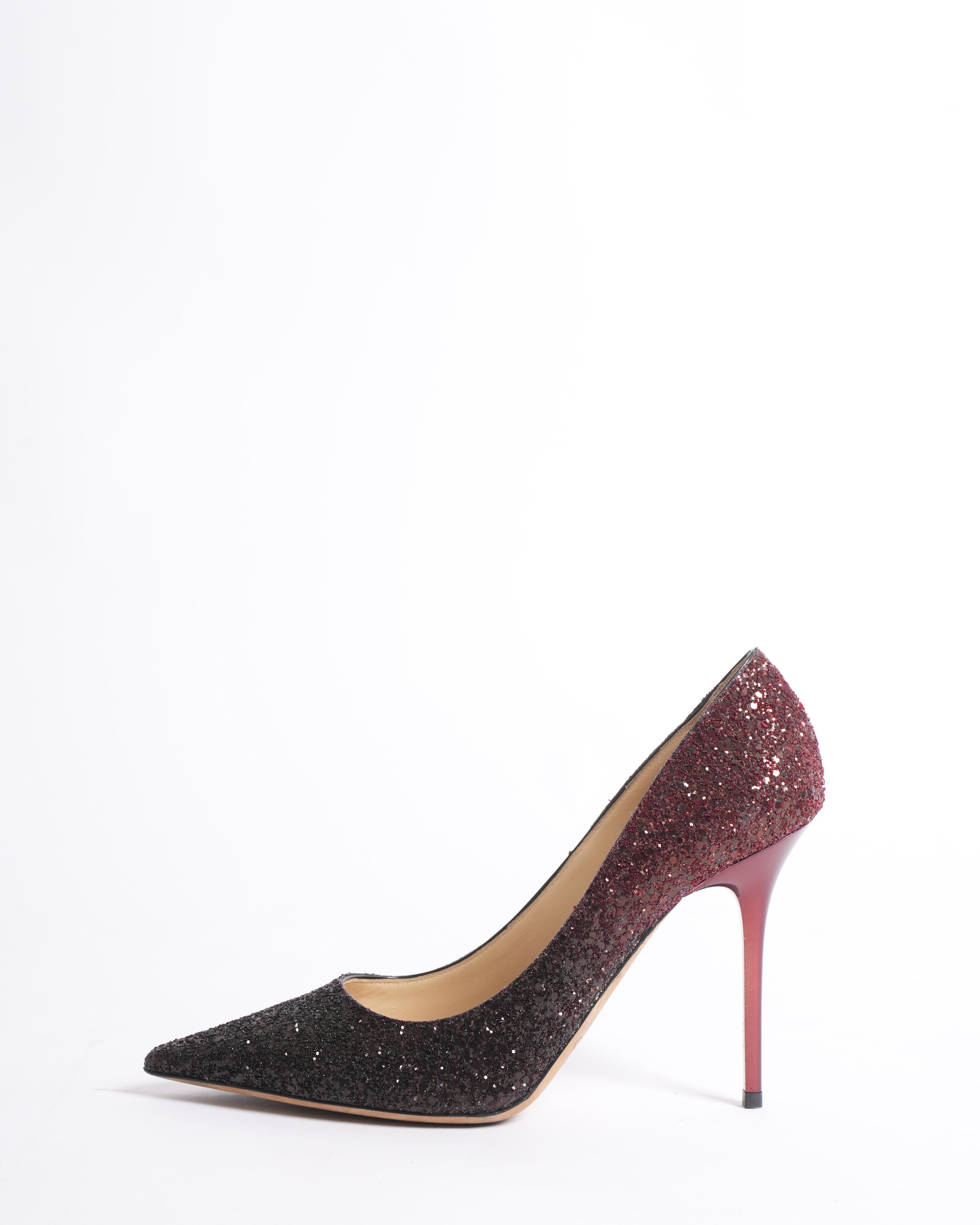 Jimmy choo crystal glitter ombre heels