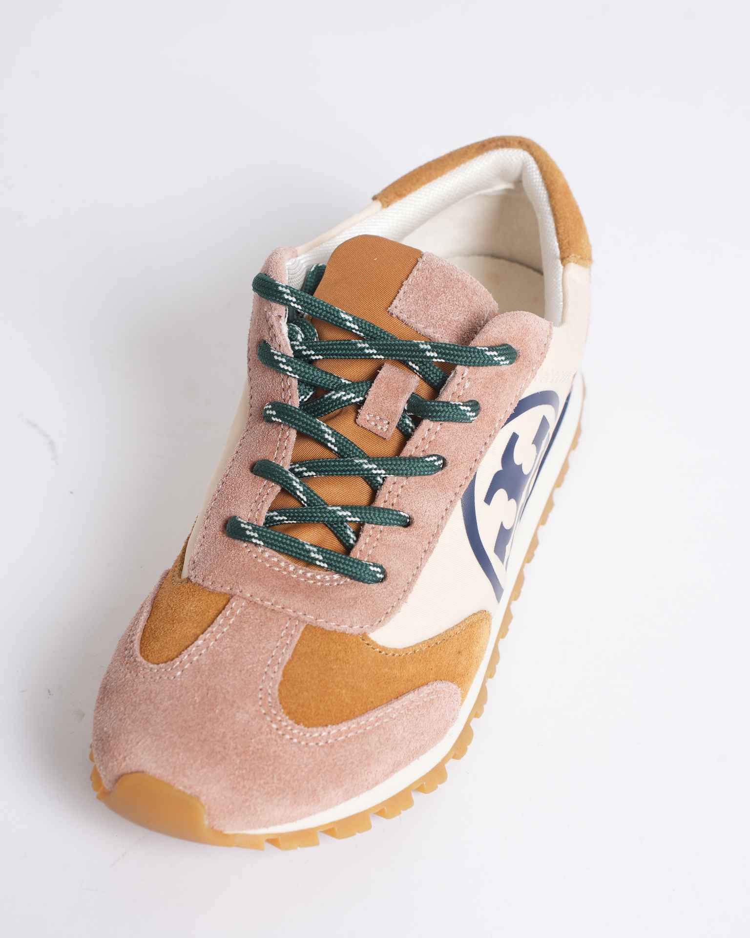 New Tory Burch Runner Logo Sneakers In Suede