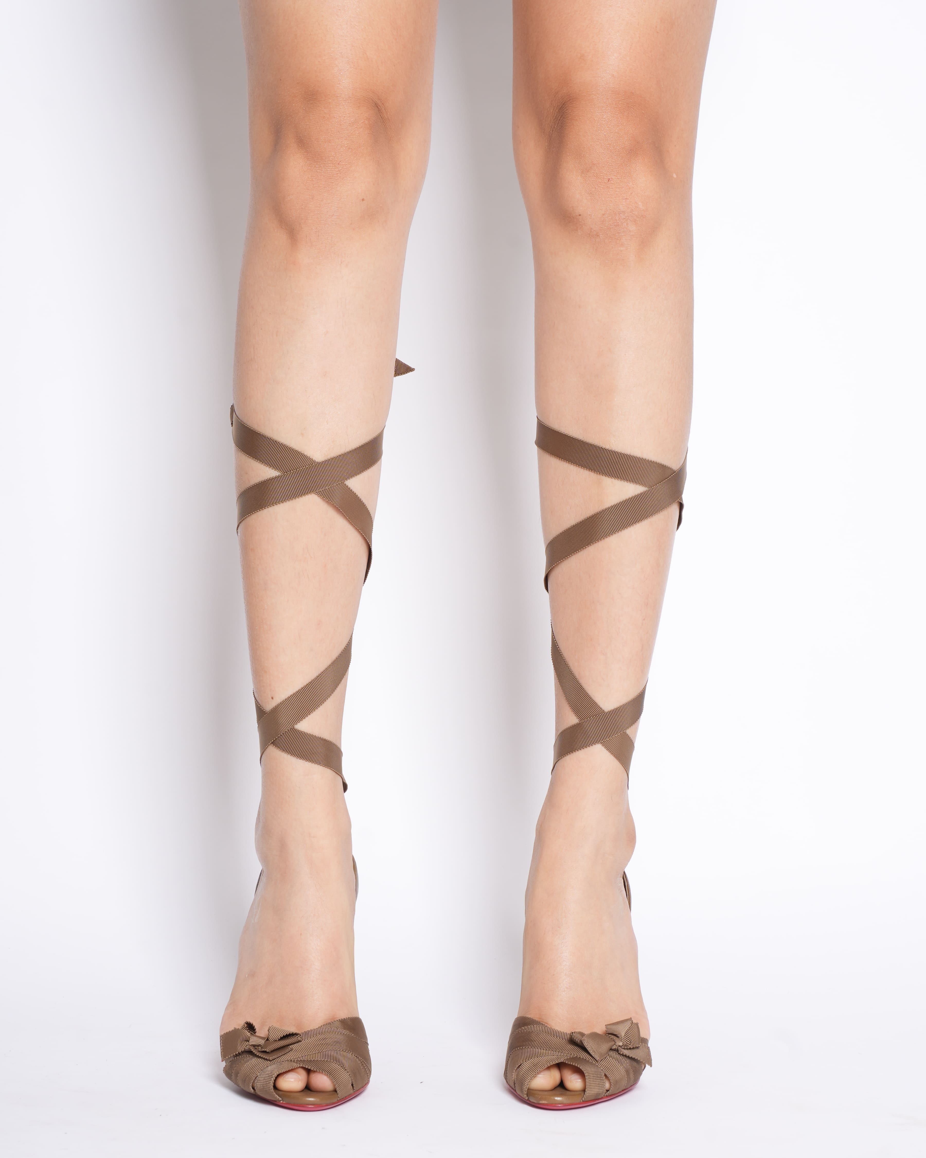 Christian Louboutin Christeriva Nude Sandals