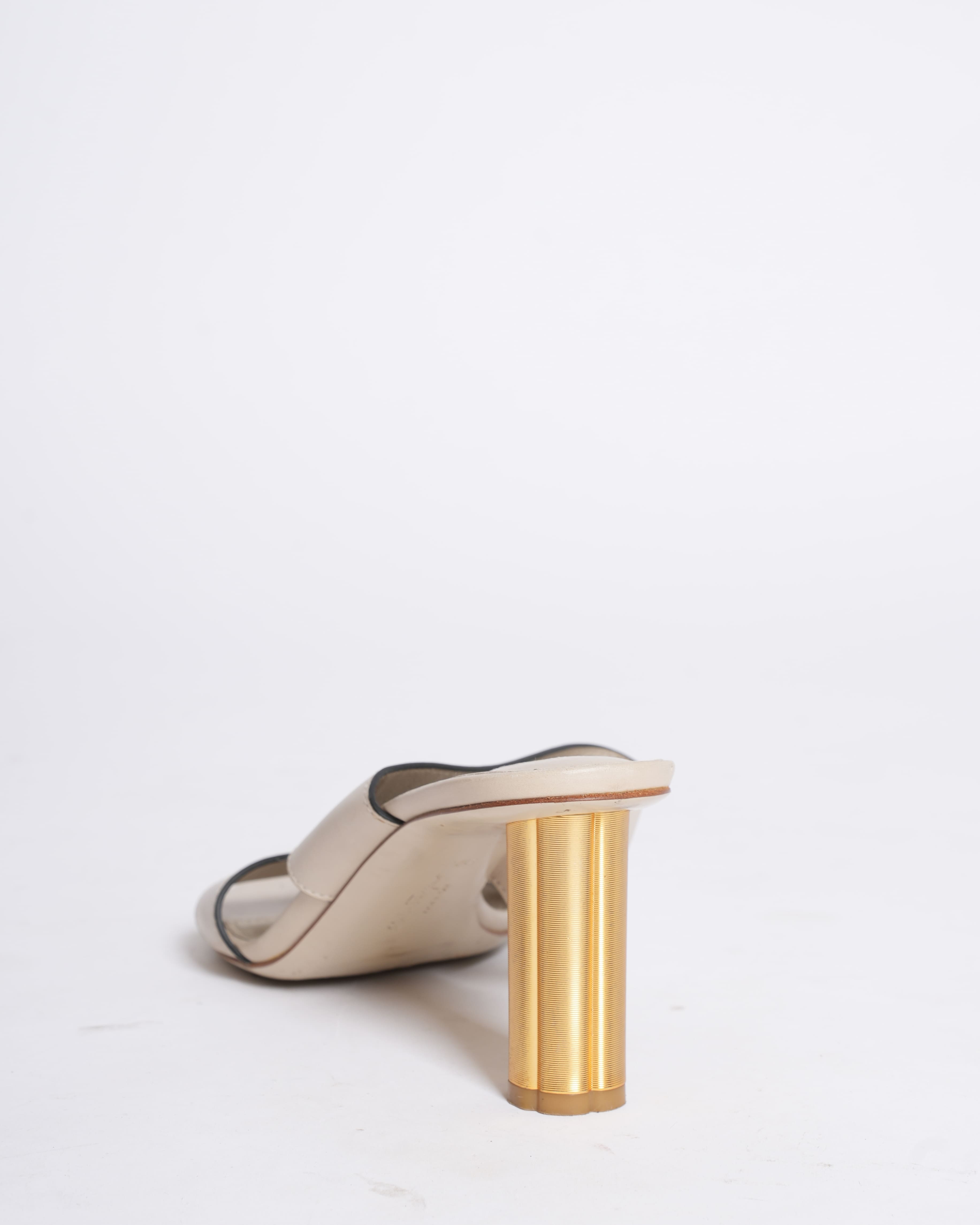 Salvatore Ferragamo Thick Strap Block Heels