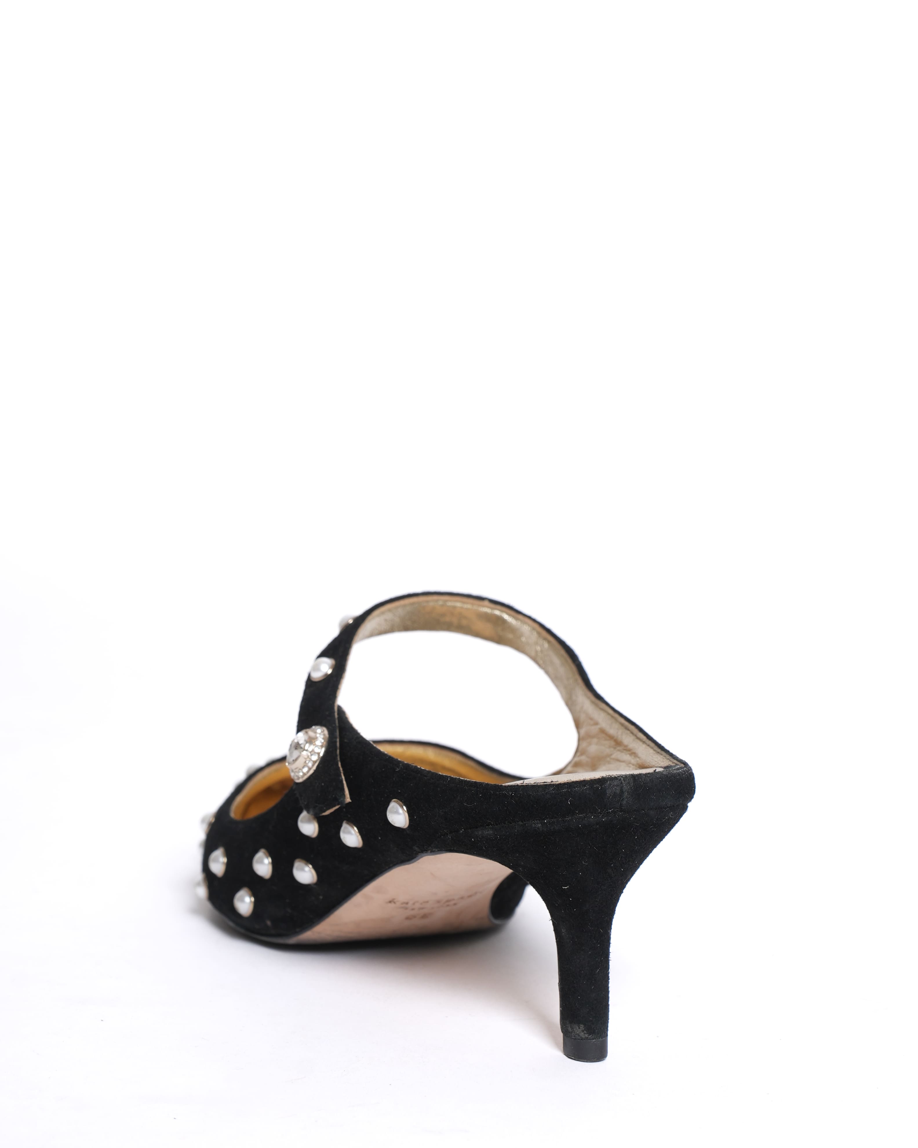 Kate Spade Pearl Kitten Heels