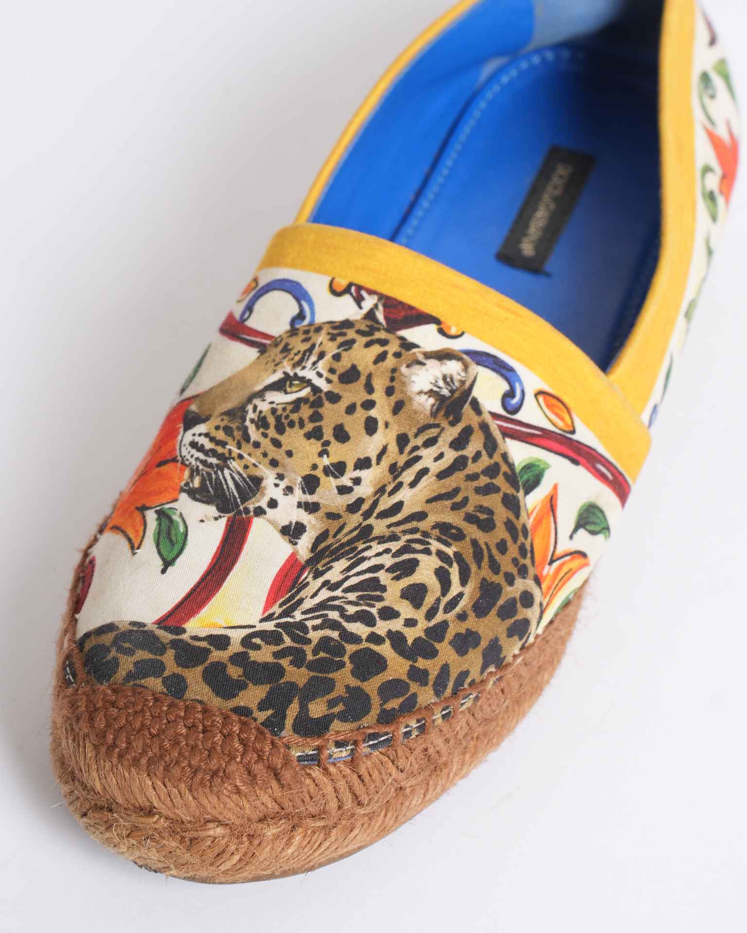 Dolce & Gabbana Leopard Floral Espadrilles
