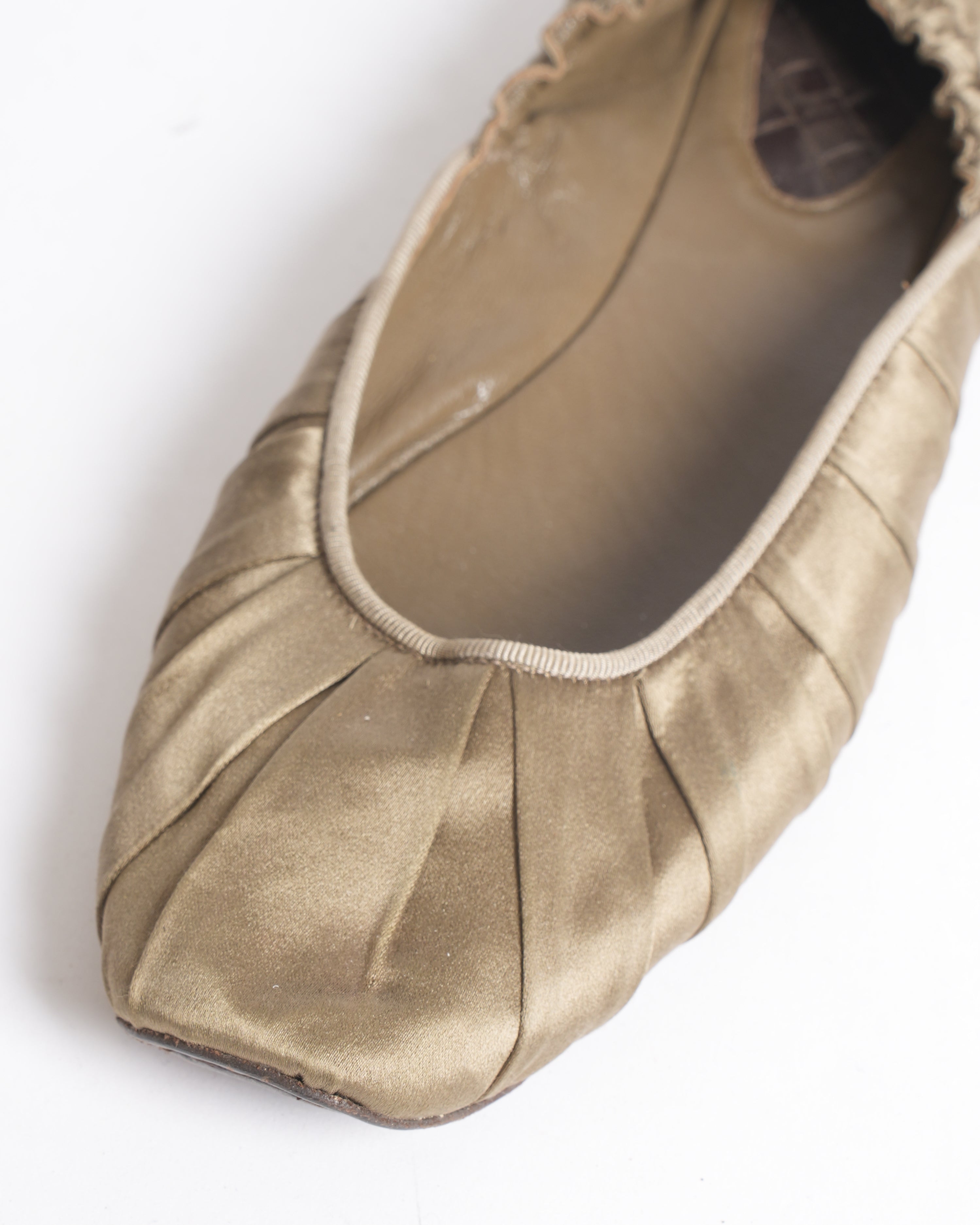 Bottega Veneta Ballet Flats in Champagne Shade