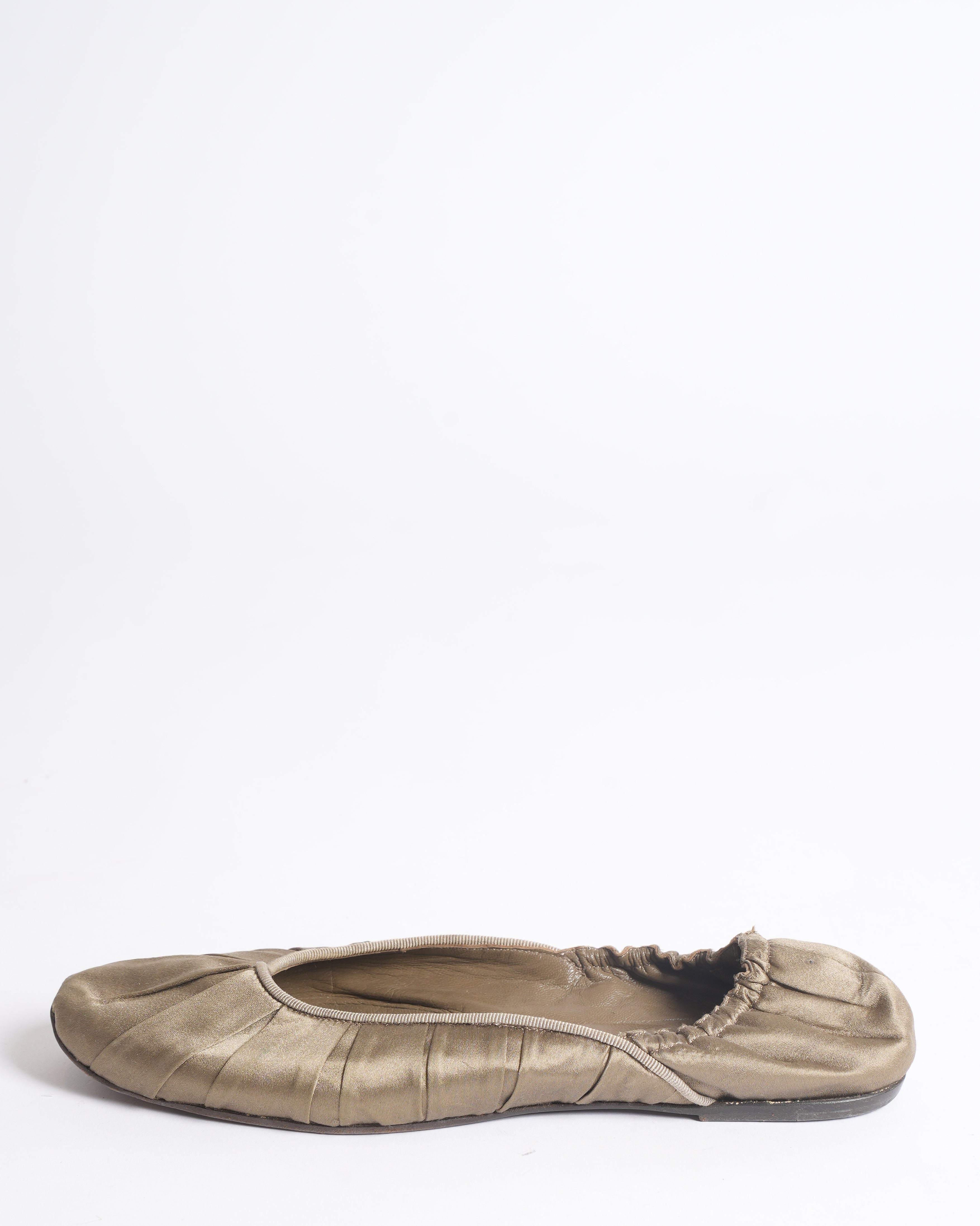 Bottega Veneta Ballet Flats in Champagne Shade