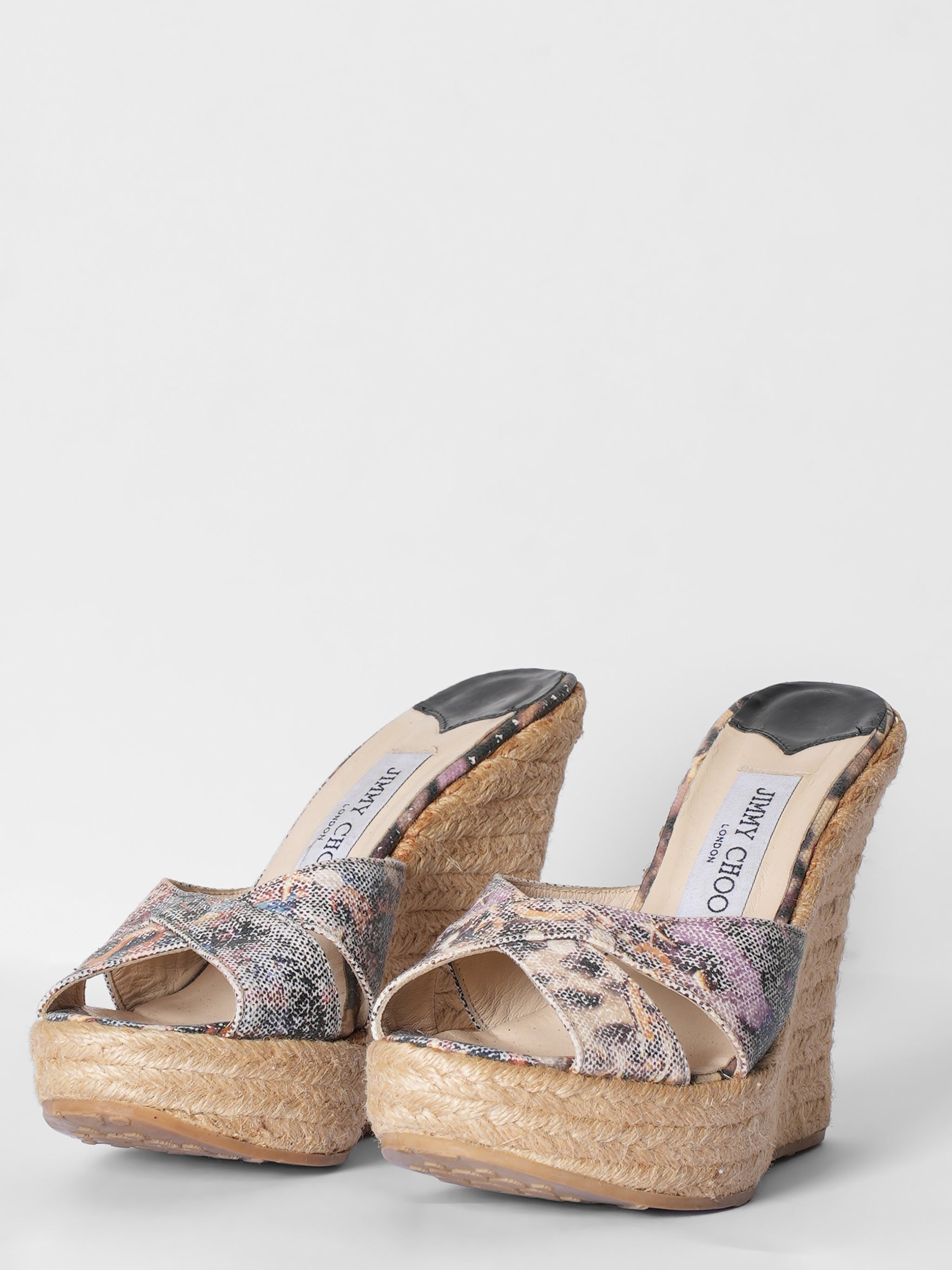 Jimmy Choo Python Wedges