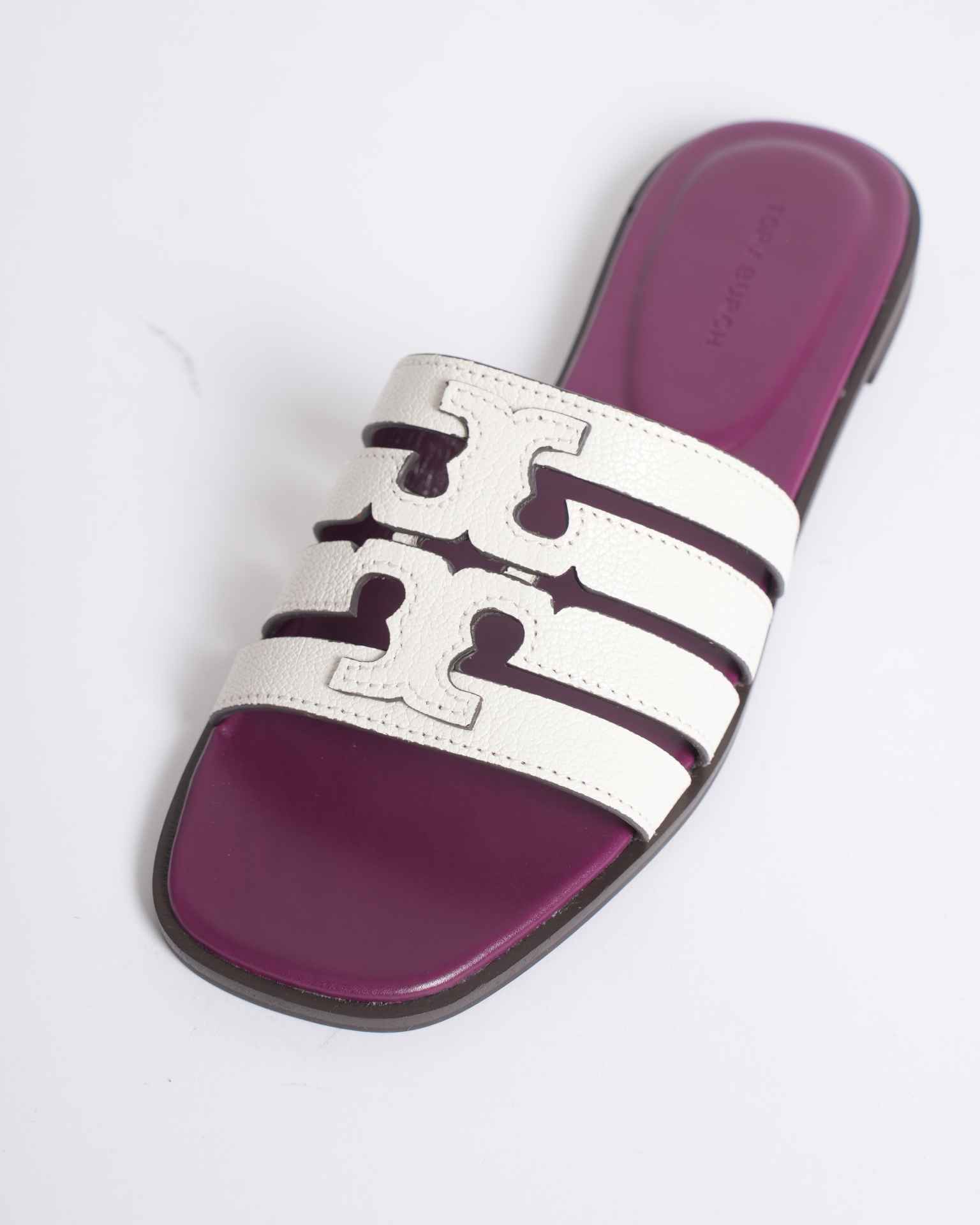 New Tory Burch Ines Multi-Strap Slide Sandals
