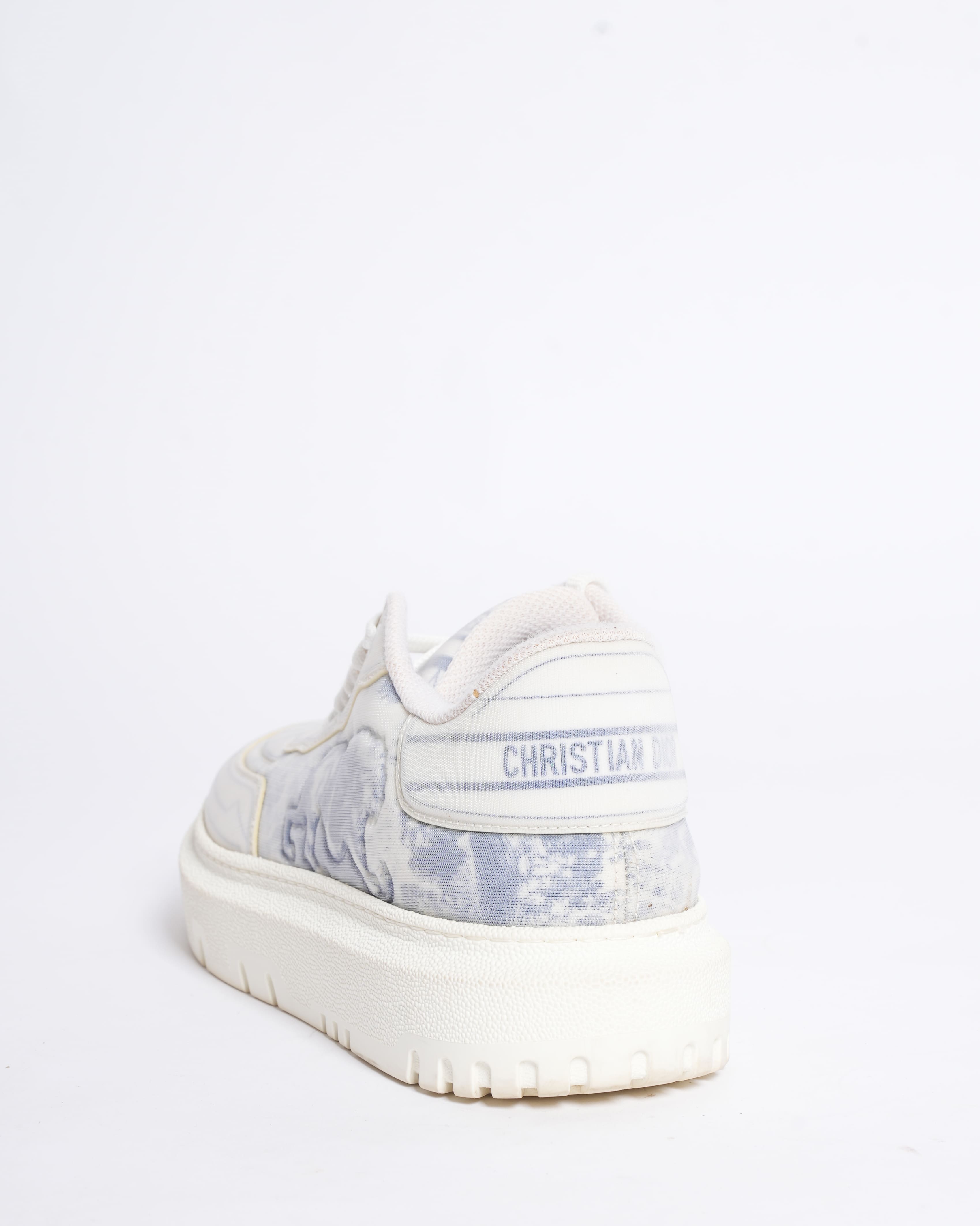 Christian Dior Toile de Jouy Women's Addict Sneakers in French Blue