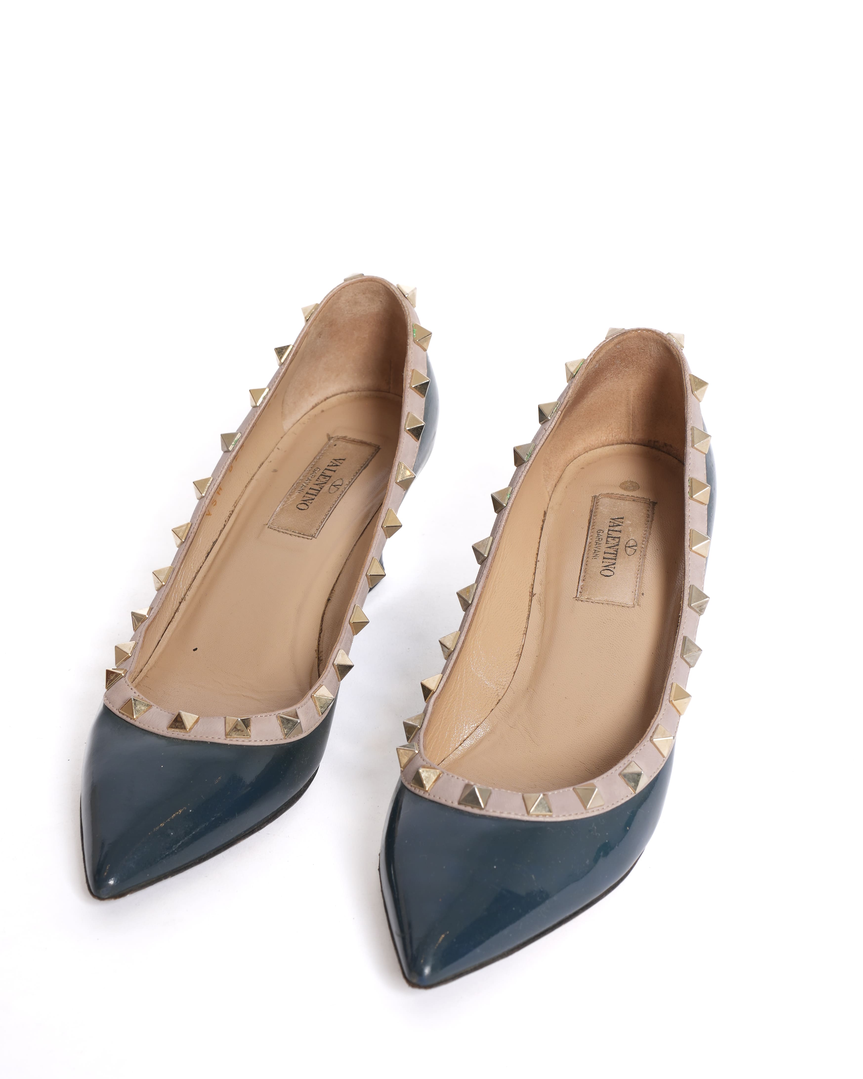 Valentino Garavani Rockstud Patent Leather Pumps