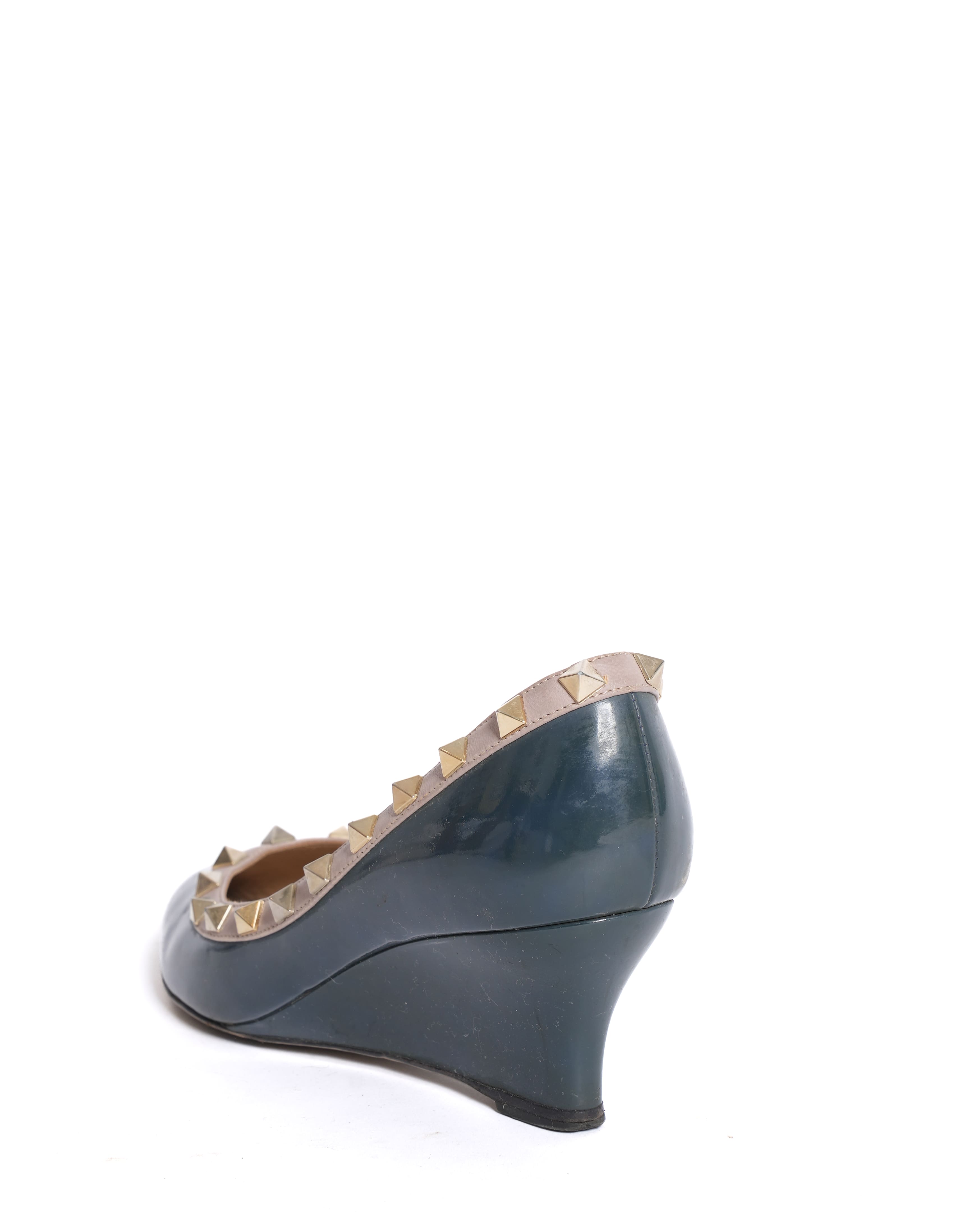 Valentino Garavani Rockstud Patent Leather Pumps