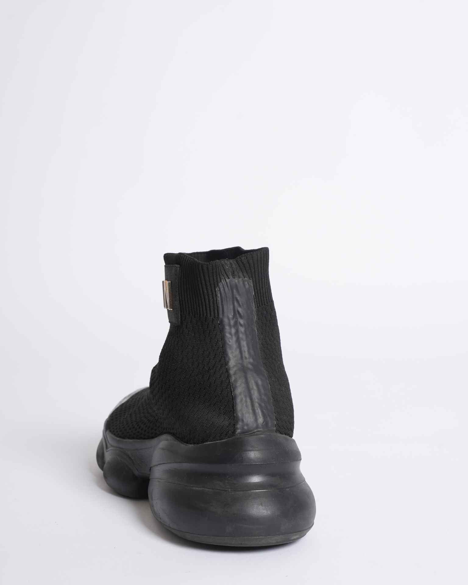 Balmain logo-embossed sock sneakers