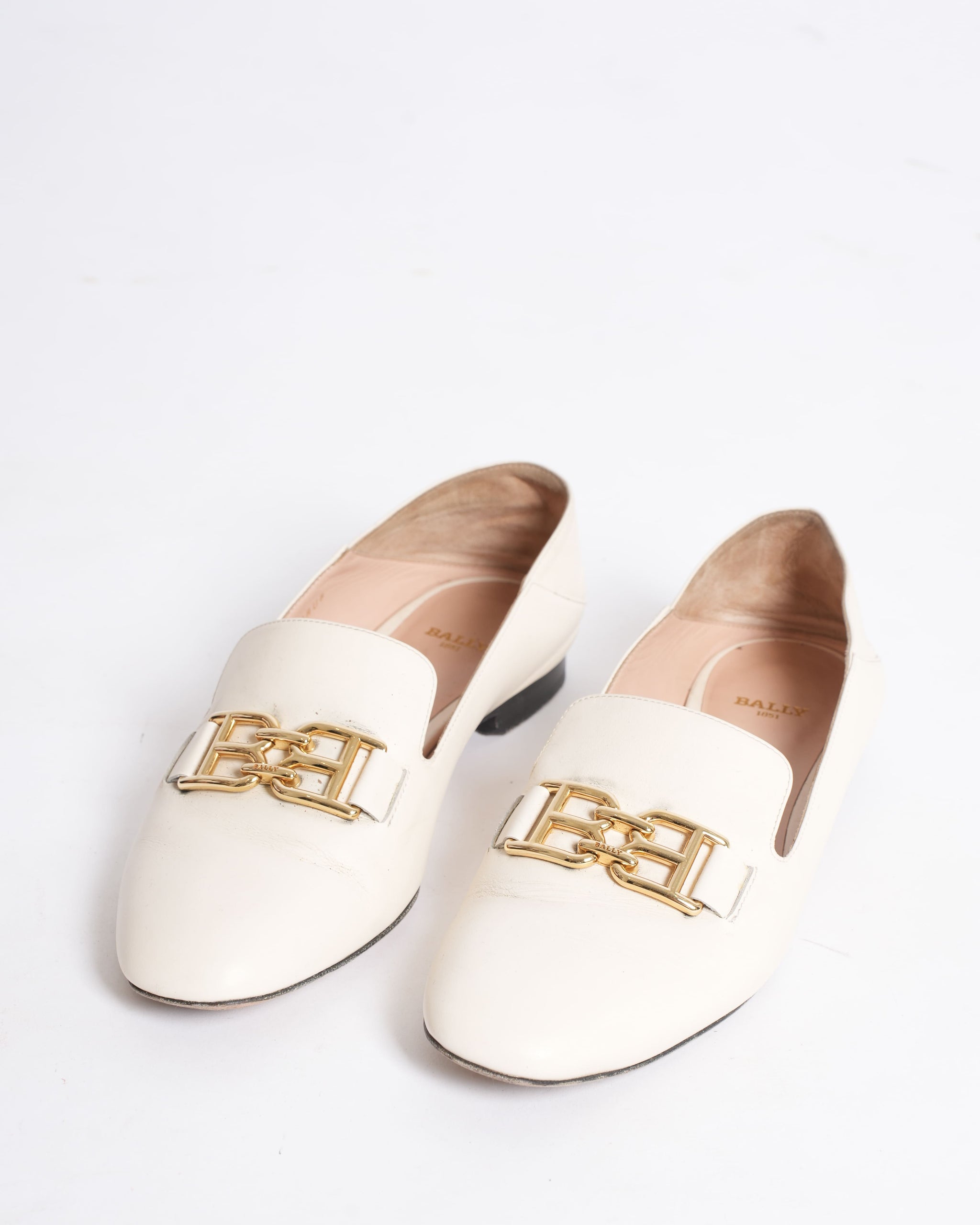 Bally
 Simpler Leather Bit Loafers