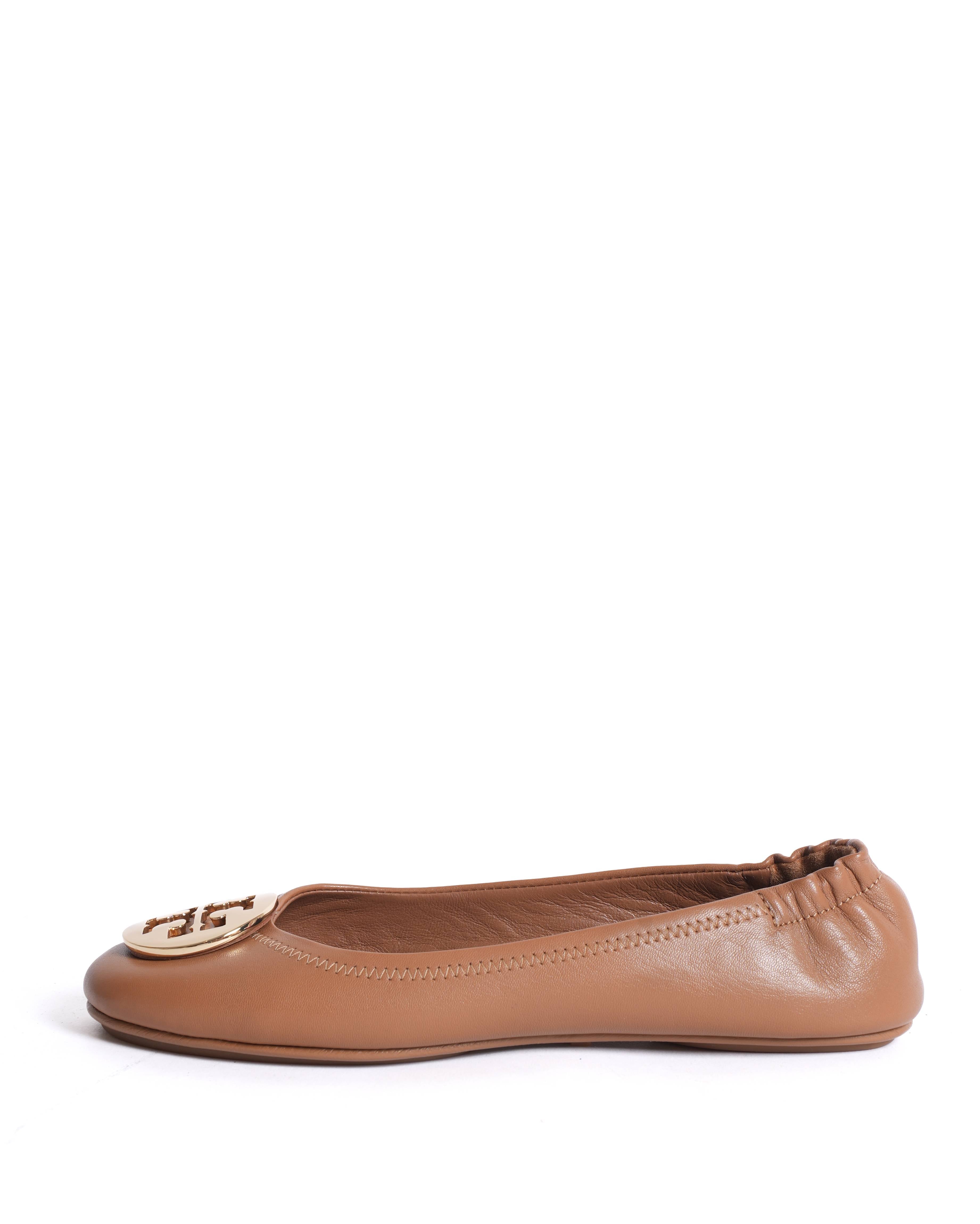 New Tory burch reva ballet flats in brown