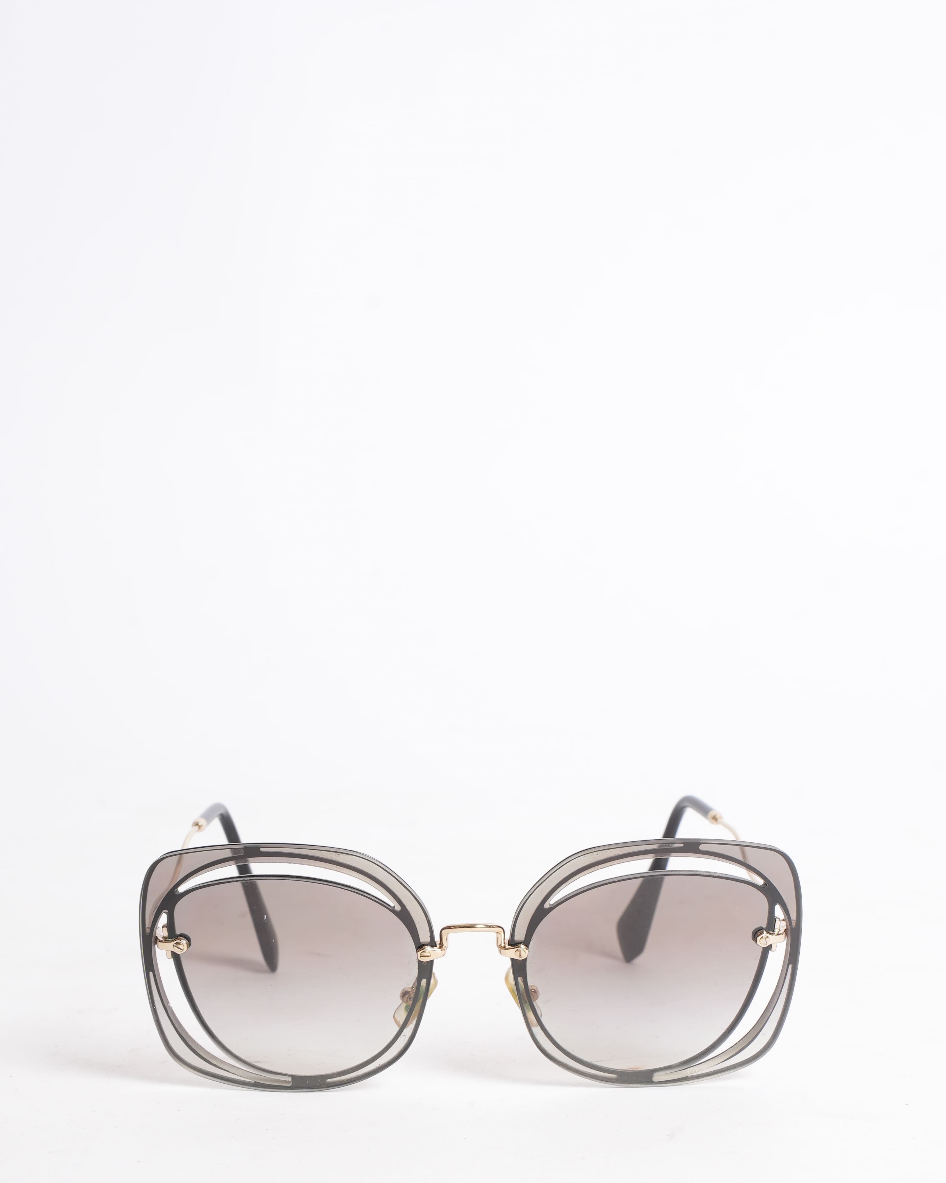 Miu Miu Women's Cutout Square Sunglasses