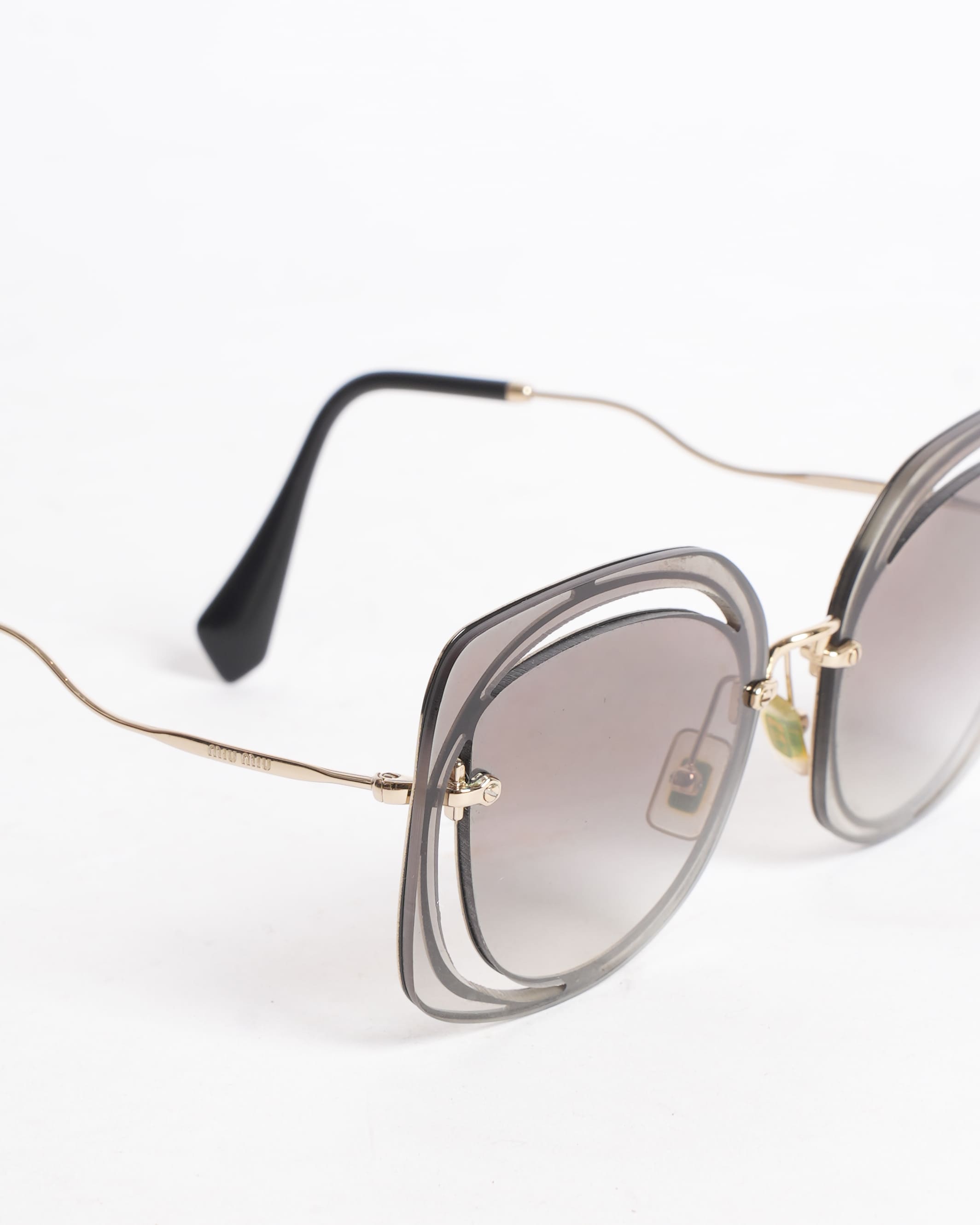 Miu Miu Women's Cutout Square Sunglasses