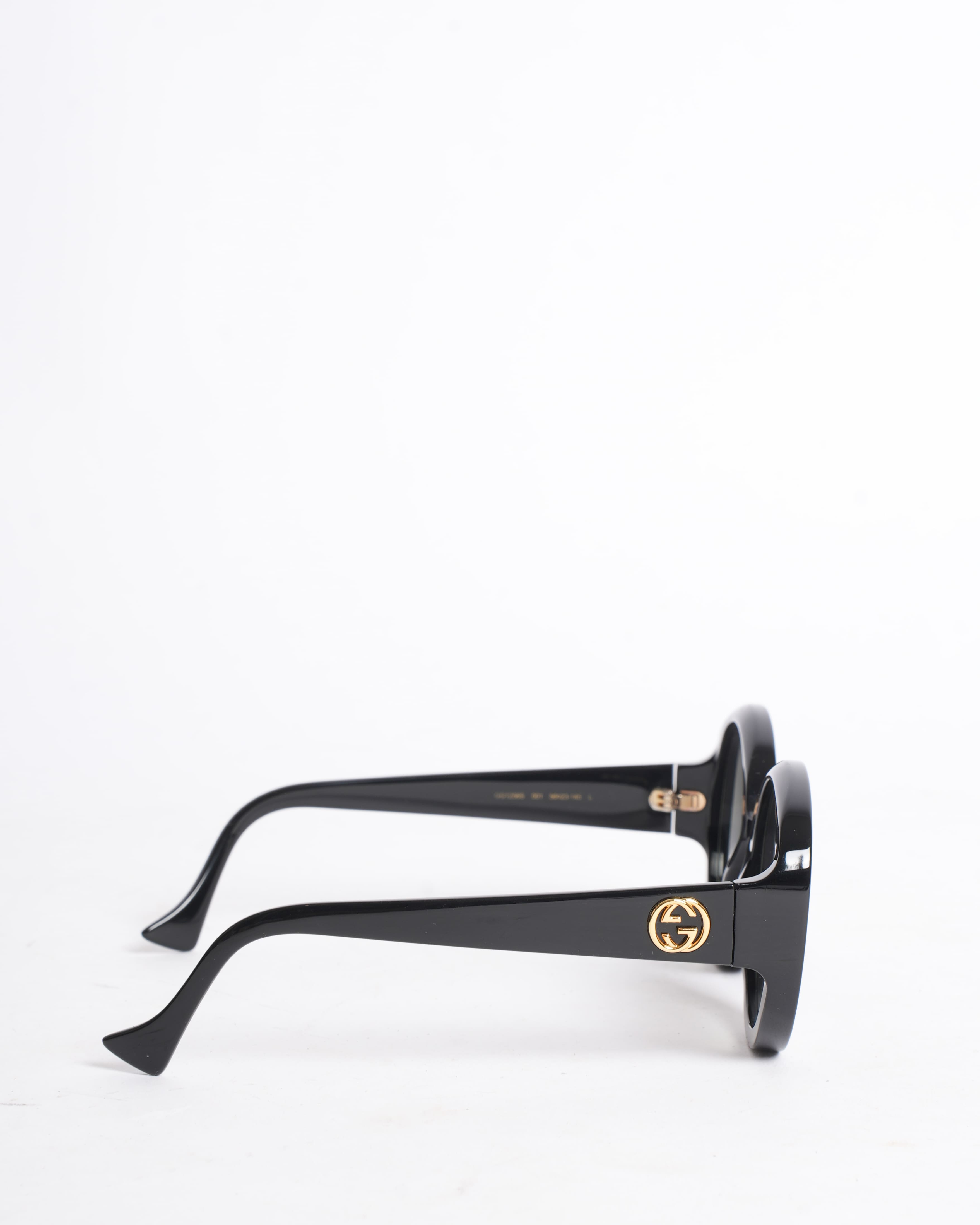 Gucci Women's Round Sunglasses In Black