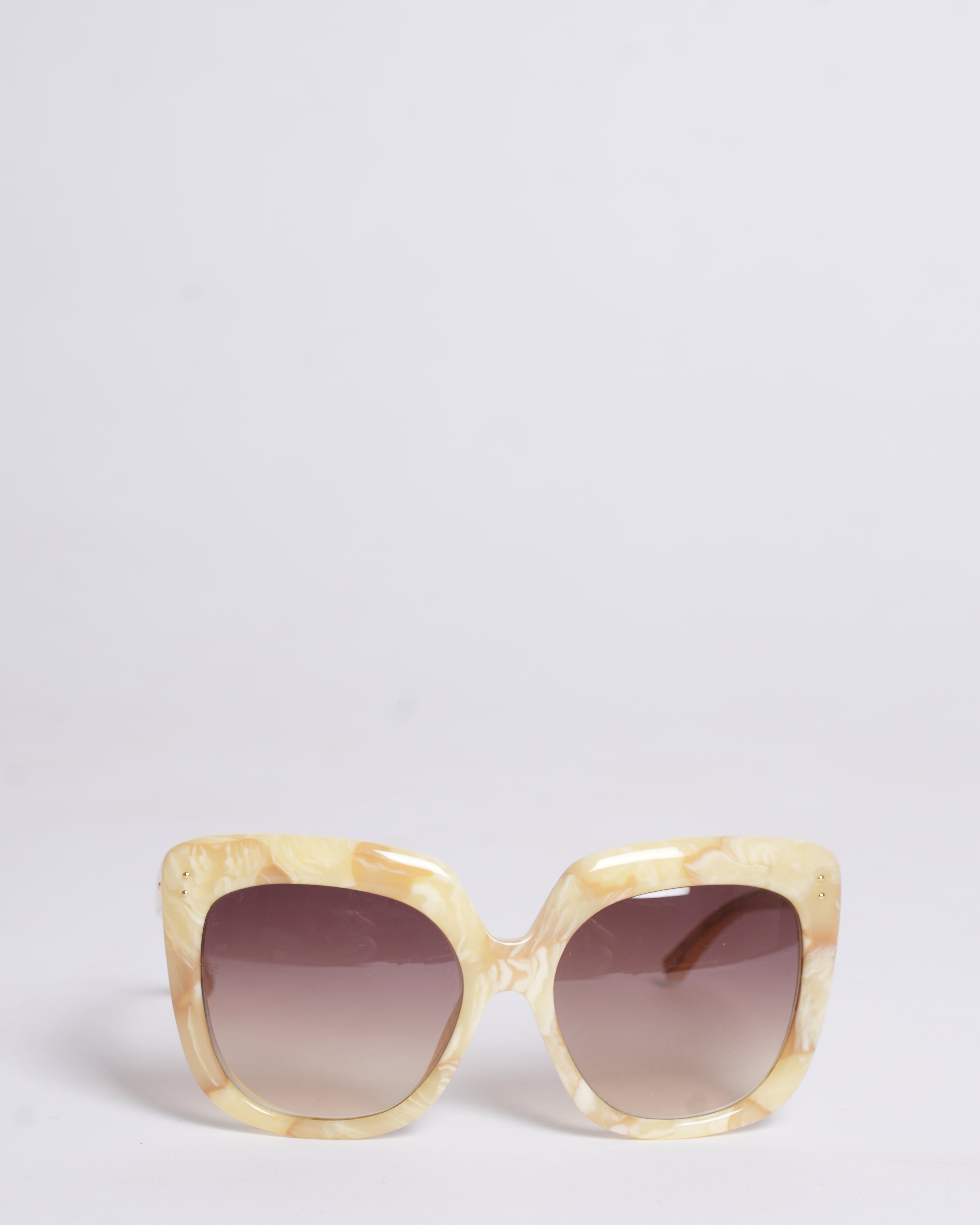 Linda Farrow Novelty Oversized Square Sunglasses