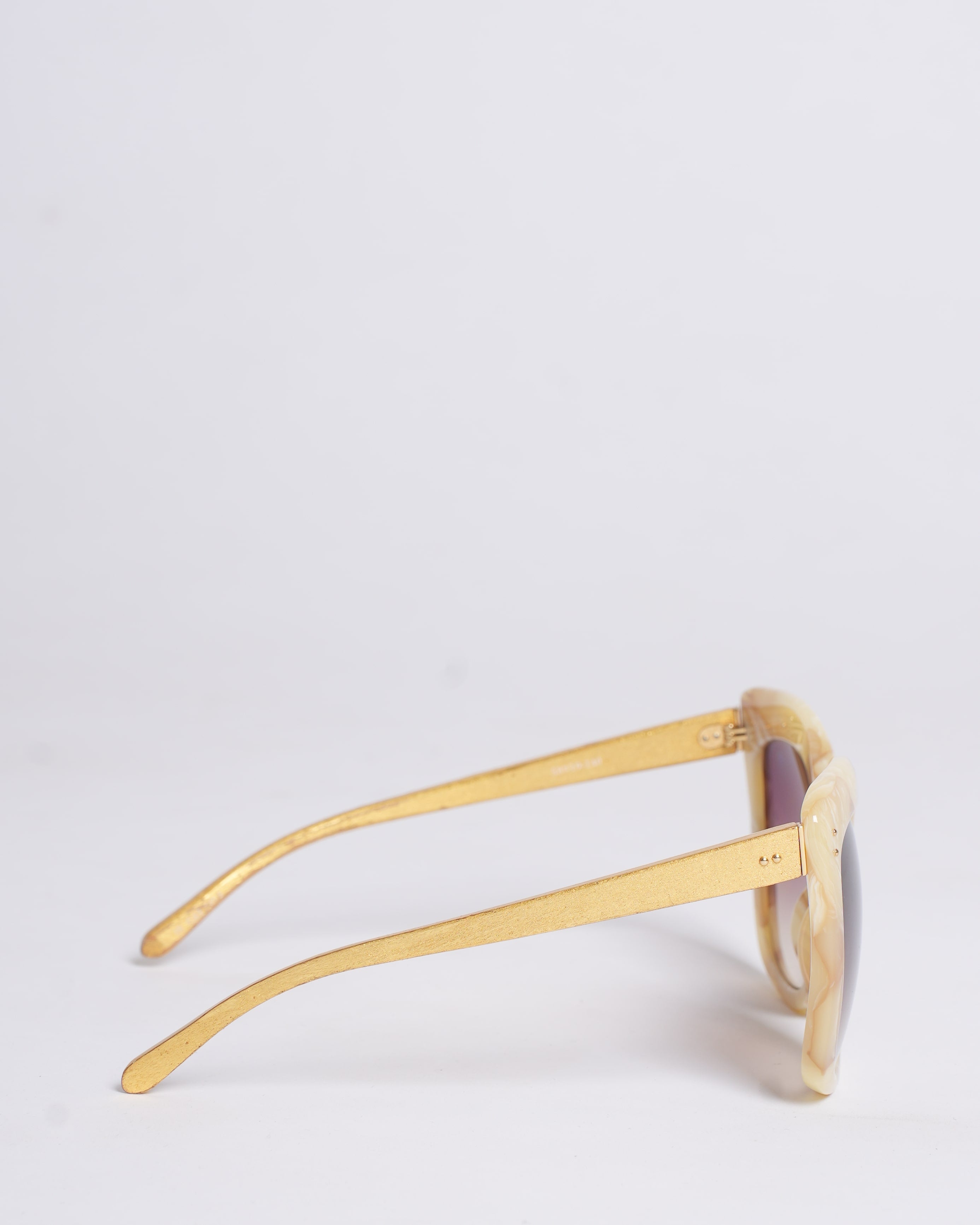 Linda Farrow Novelty Oversized Square Sunglasses