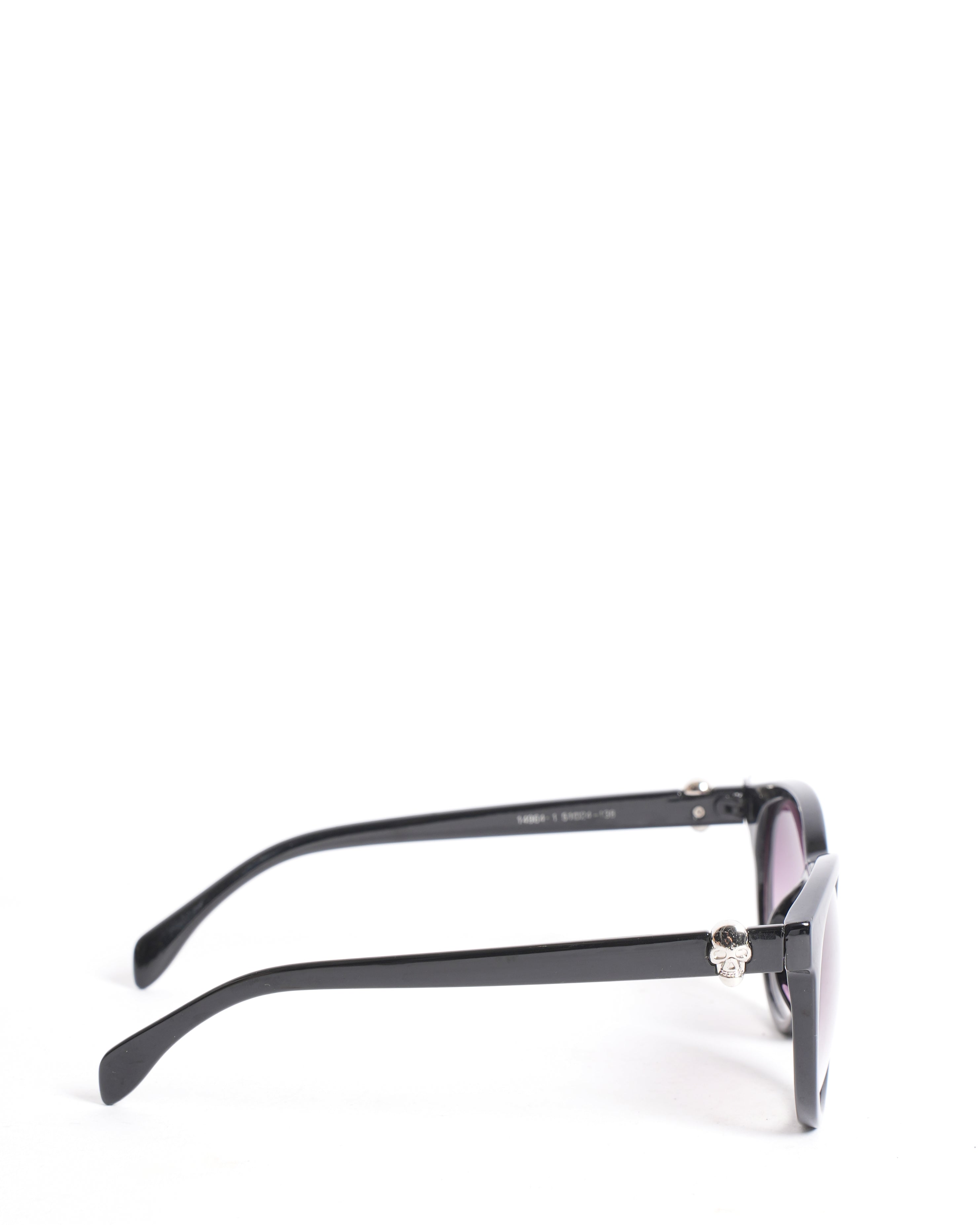 Alexander McQueen Women's Round Sunglasses with Black Frame