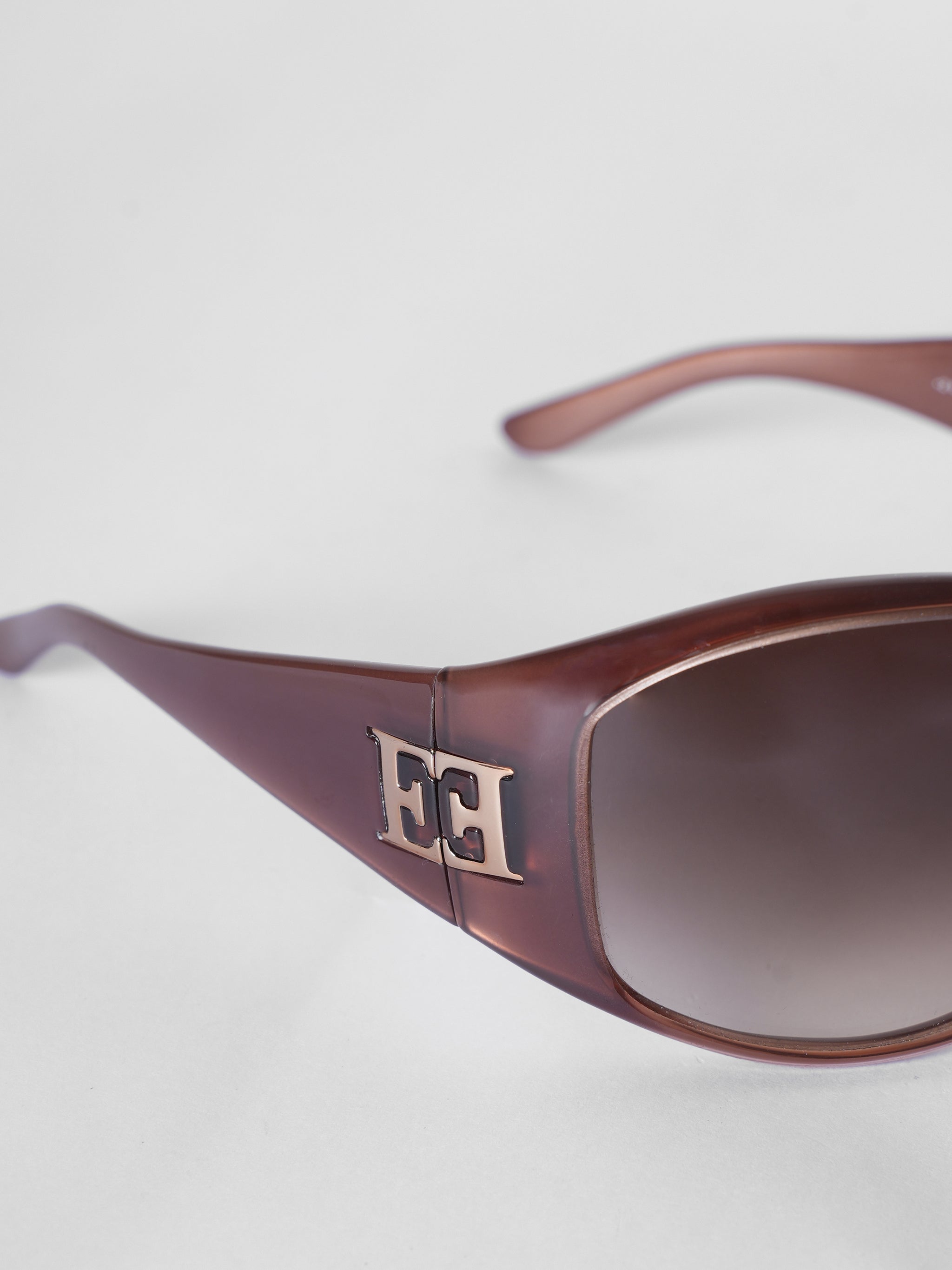 New Escada Brown Butterfly Sunglasses