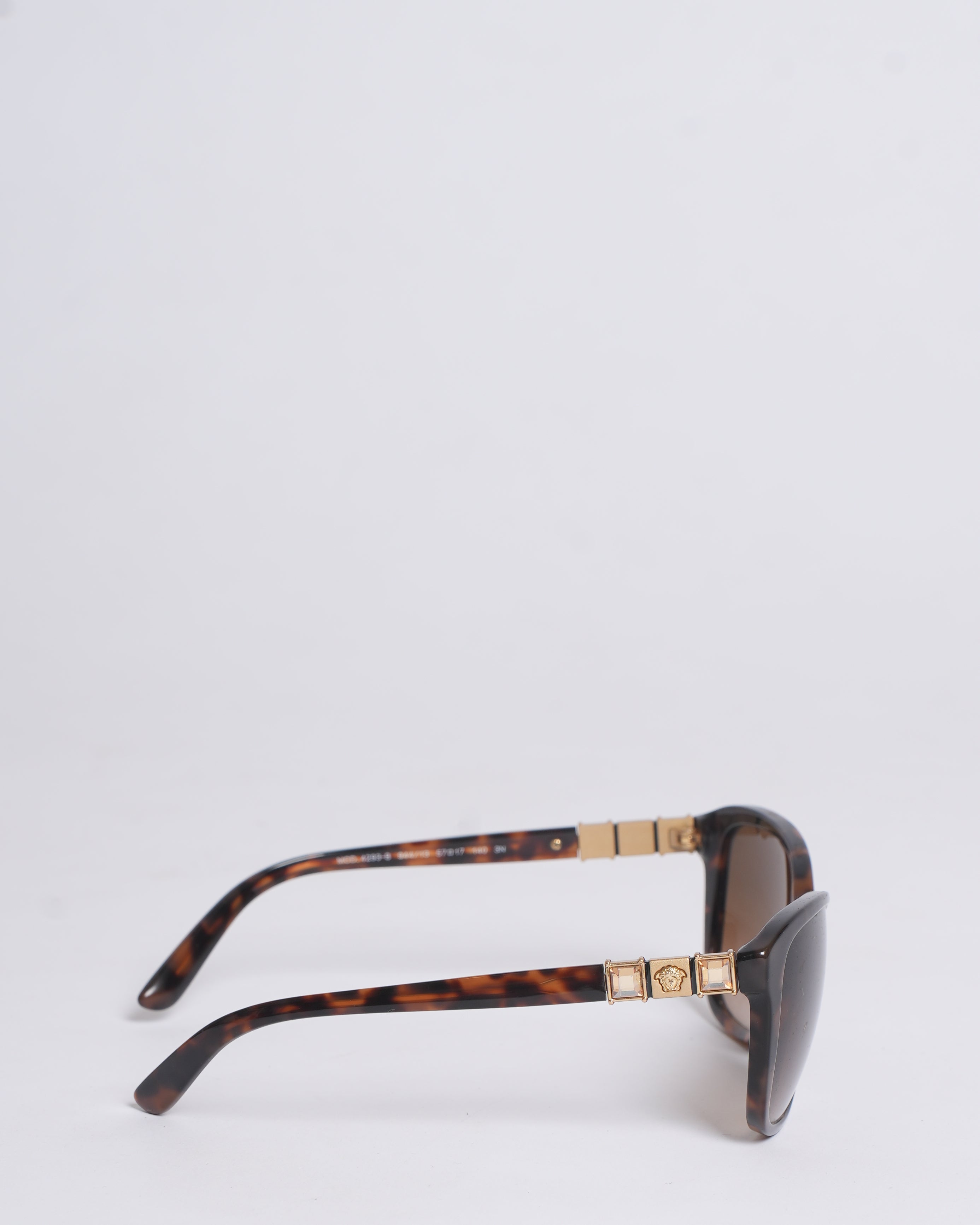 Versace Women's Sunglasses With Curved Frame