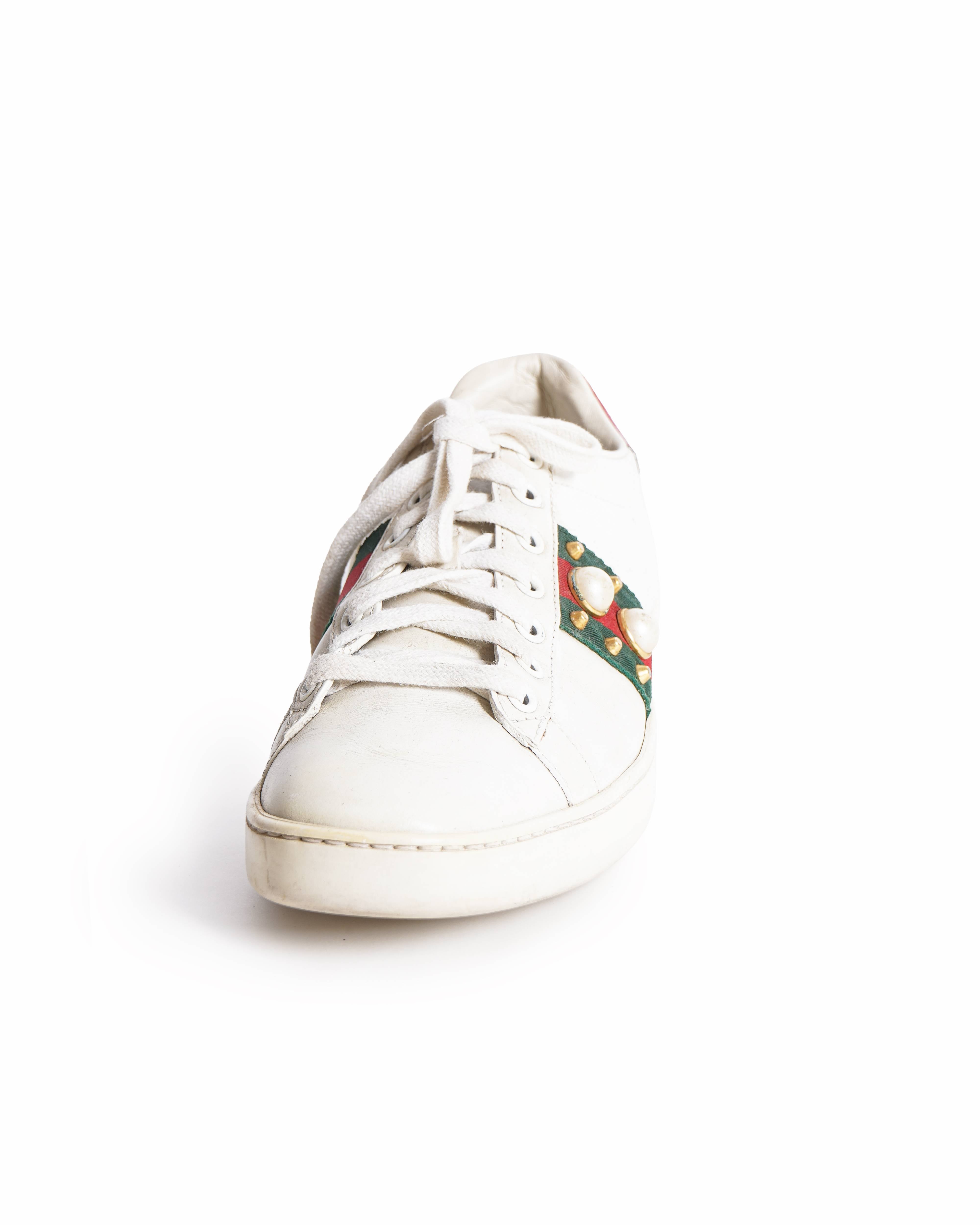 Gucci Ace Women's Sneakers WIth Spikes