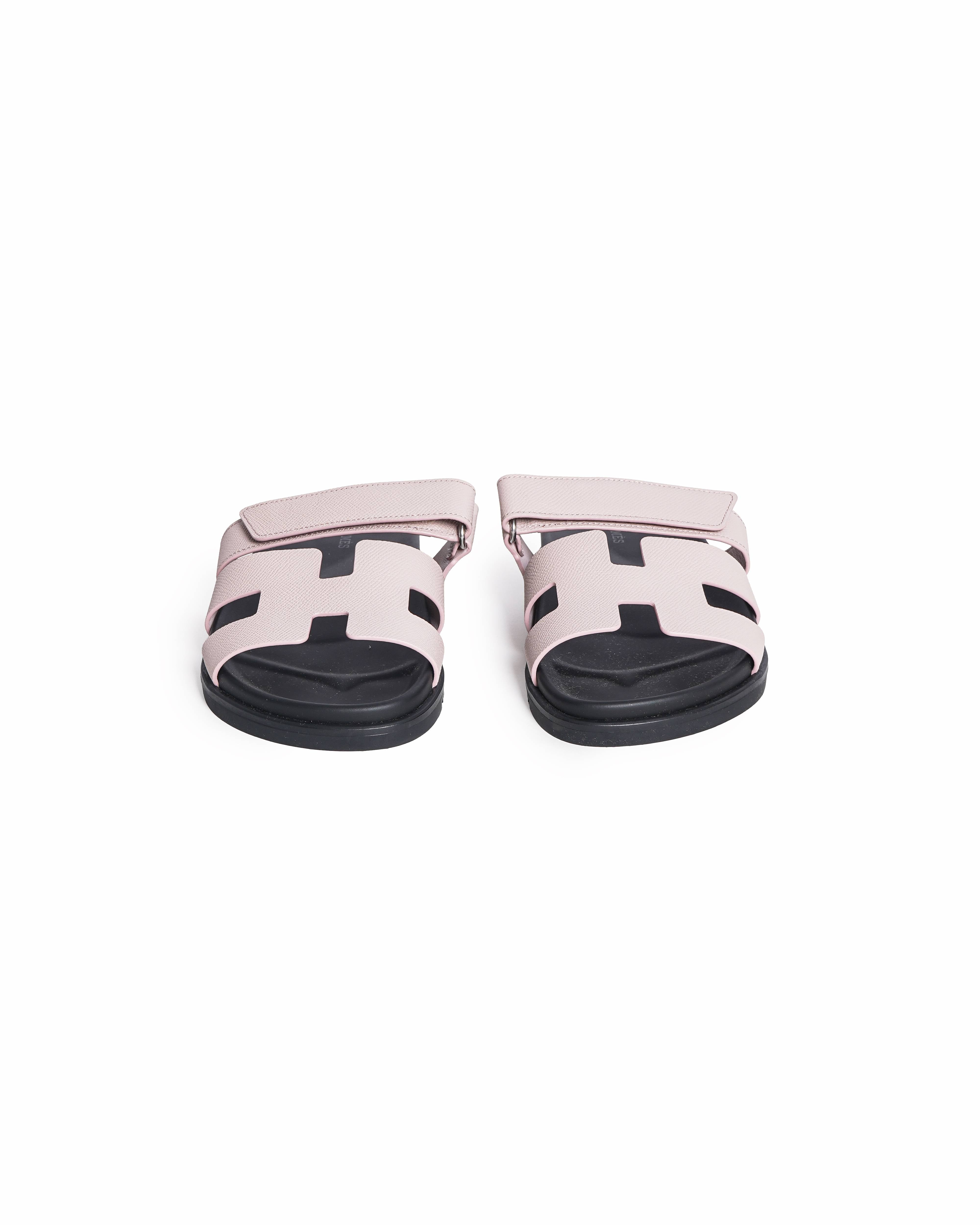 Hermès Chypre Techno Sandal in Pink