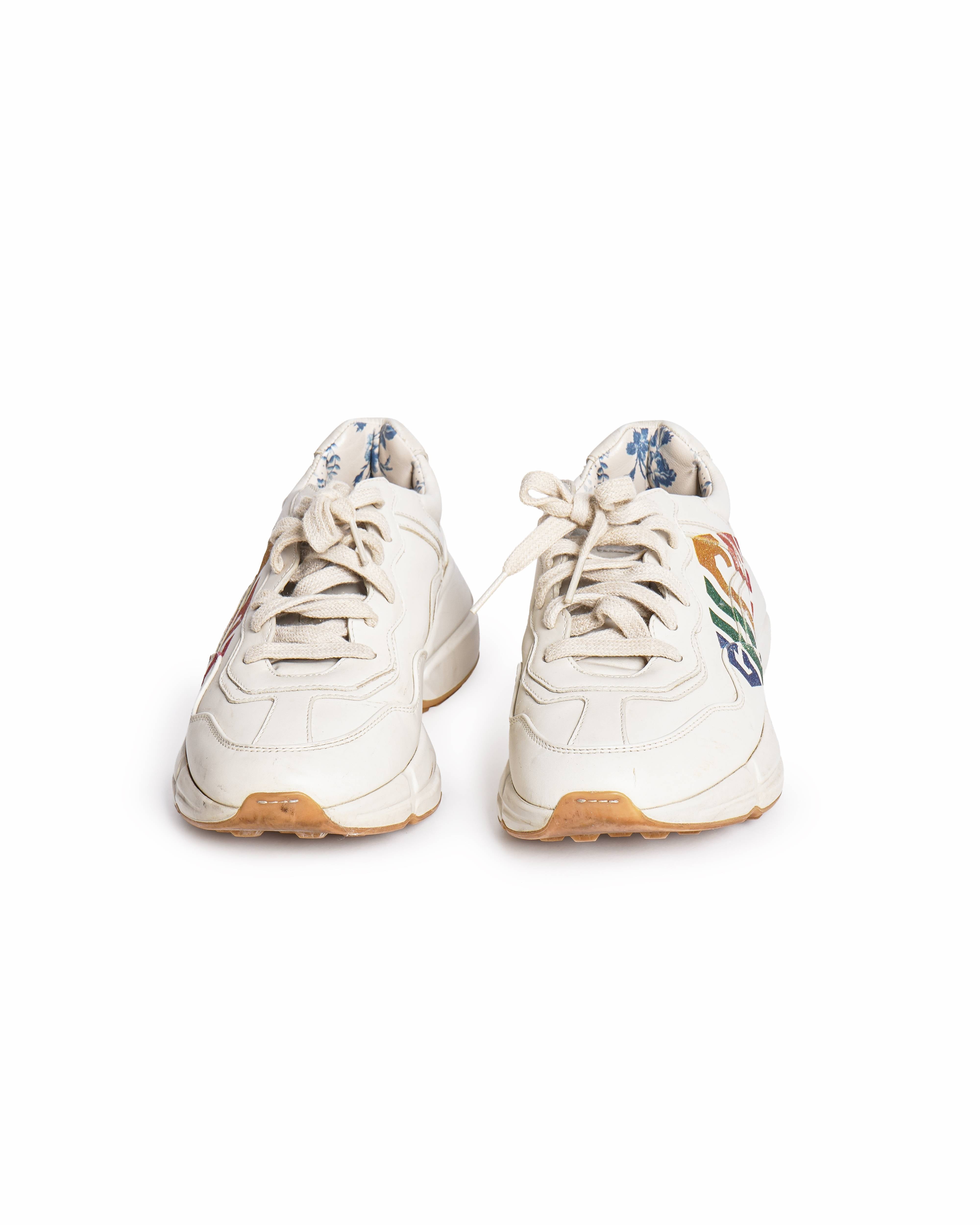 Gucci Women's Rhyton Lace Up Sneakers