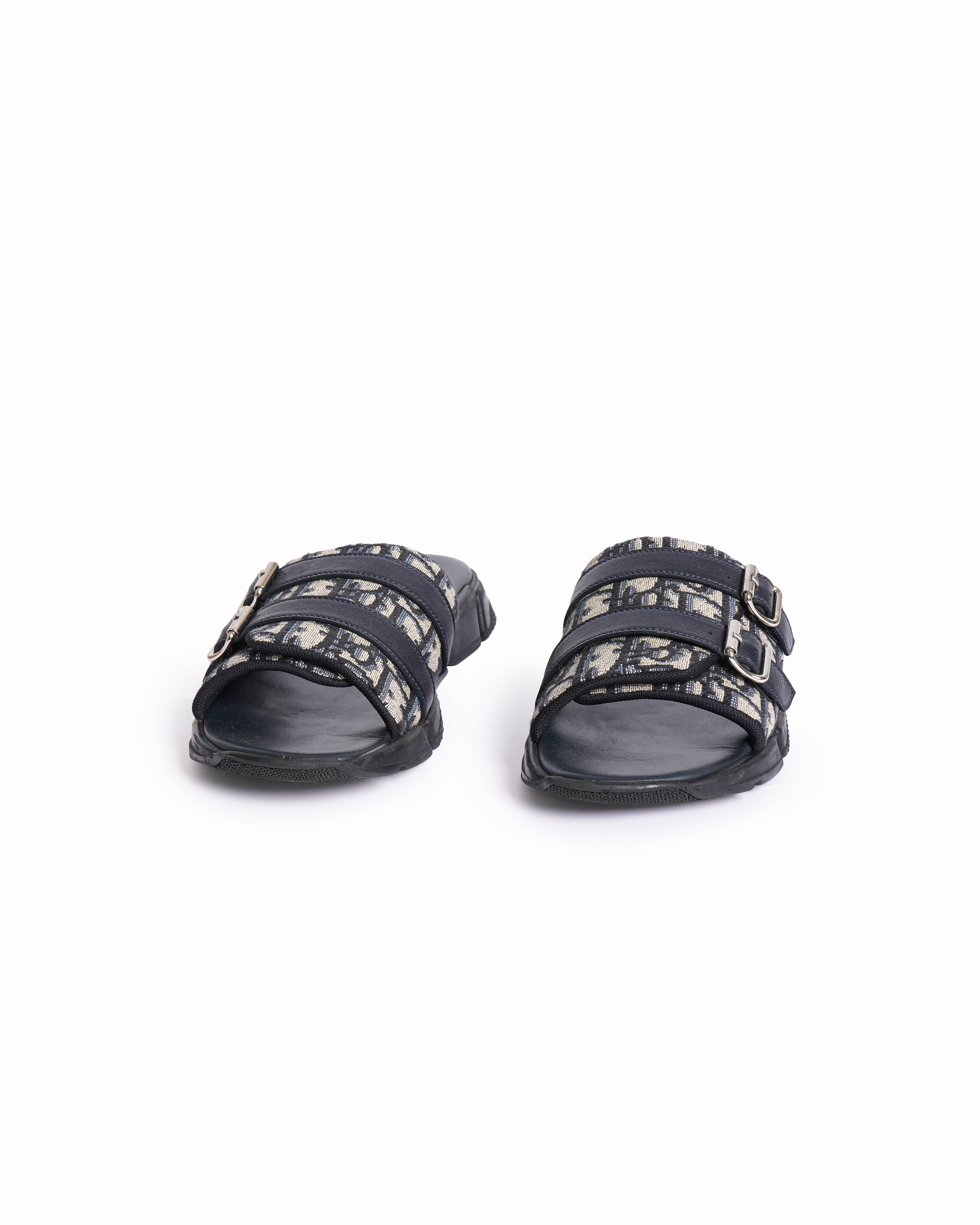 New Christian Dior Oblique Jacquard Sandals