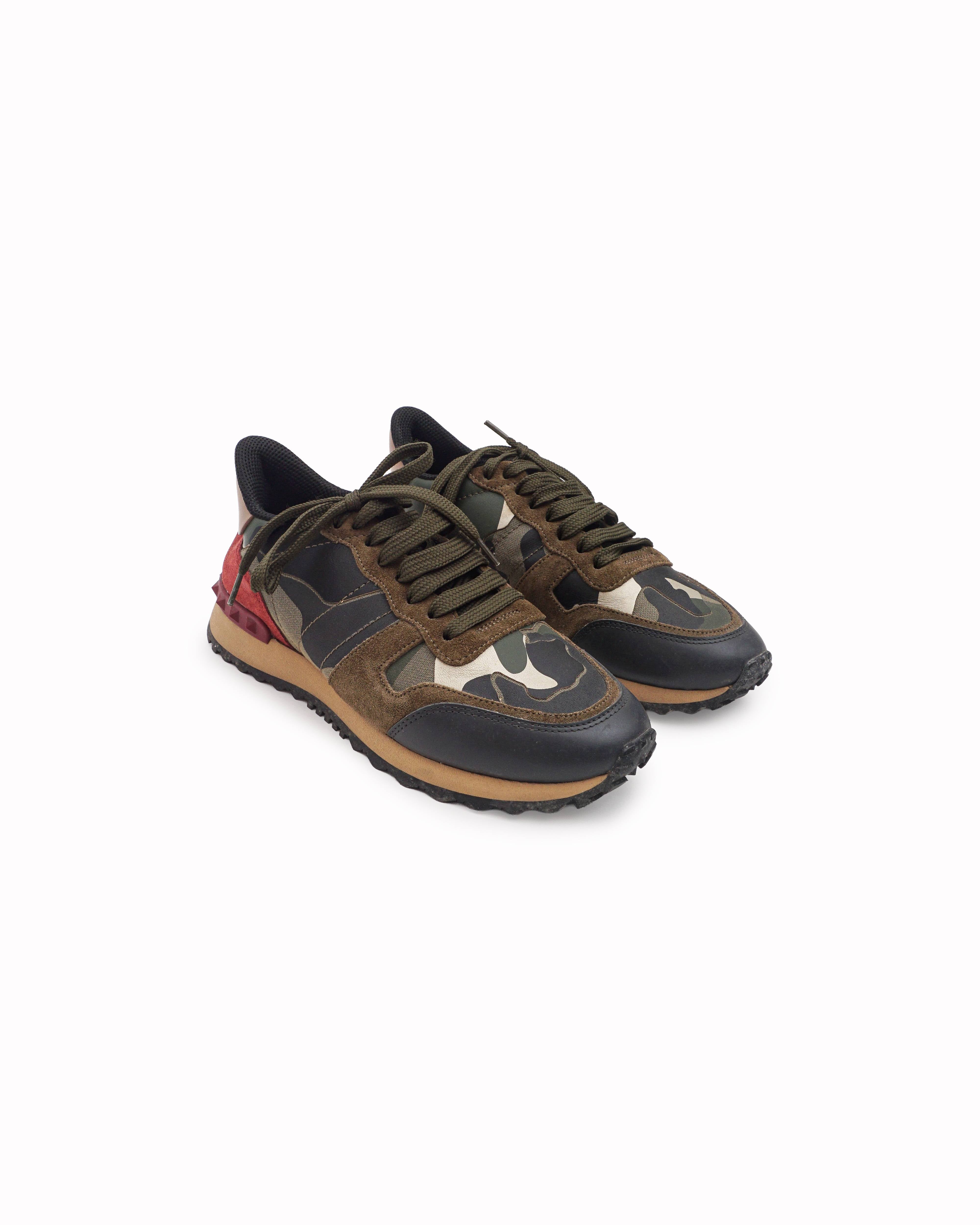 Valentino Garavani Rockrunner Camouflage Sneakers