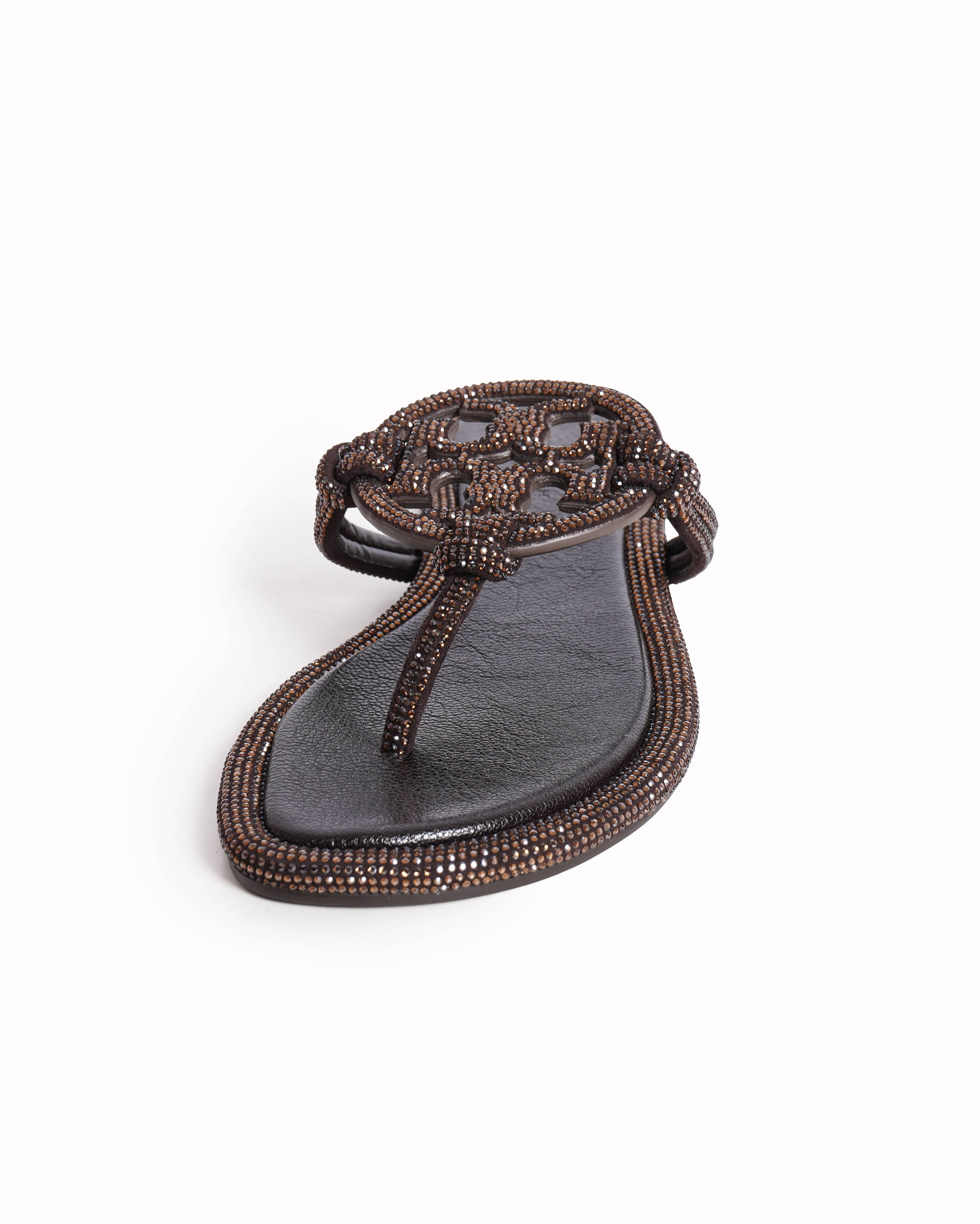 Tory Burch Miller Knotted Suede Flats