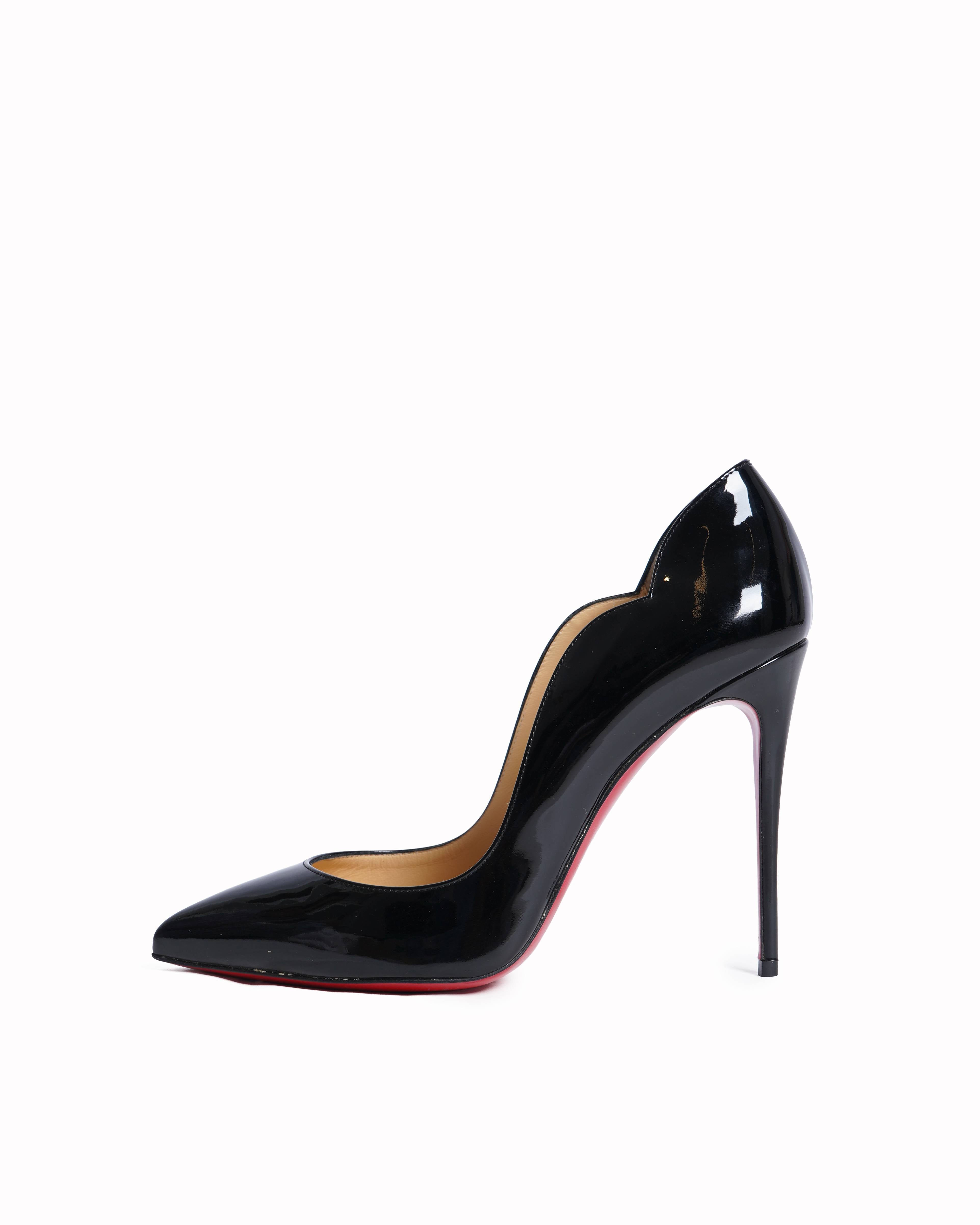 Christian Louboutin Black
Patent Leather Hot Chick Pumps