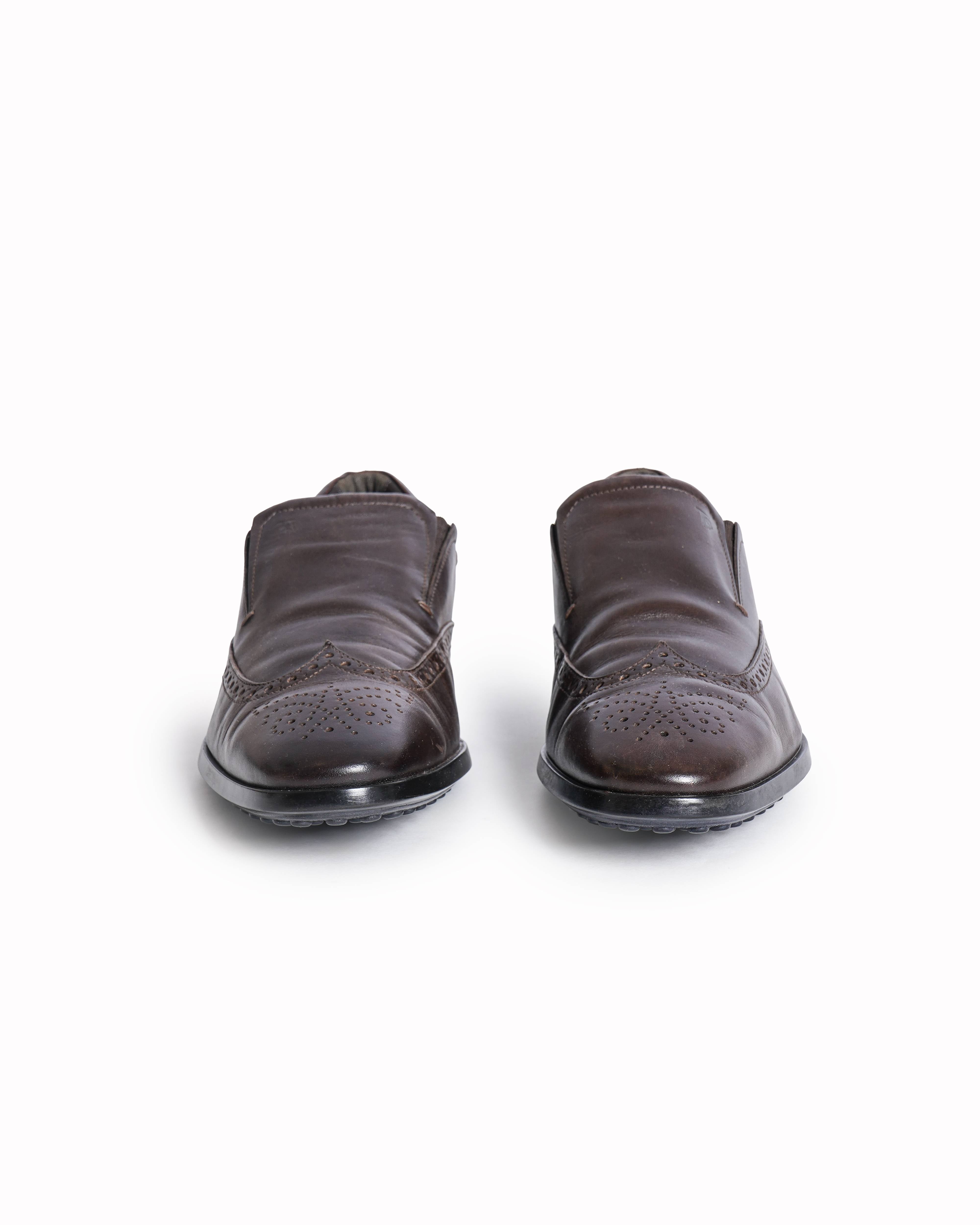 Tod's Men's Wingtip Brogue Oxford Shoes