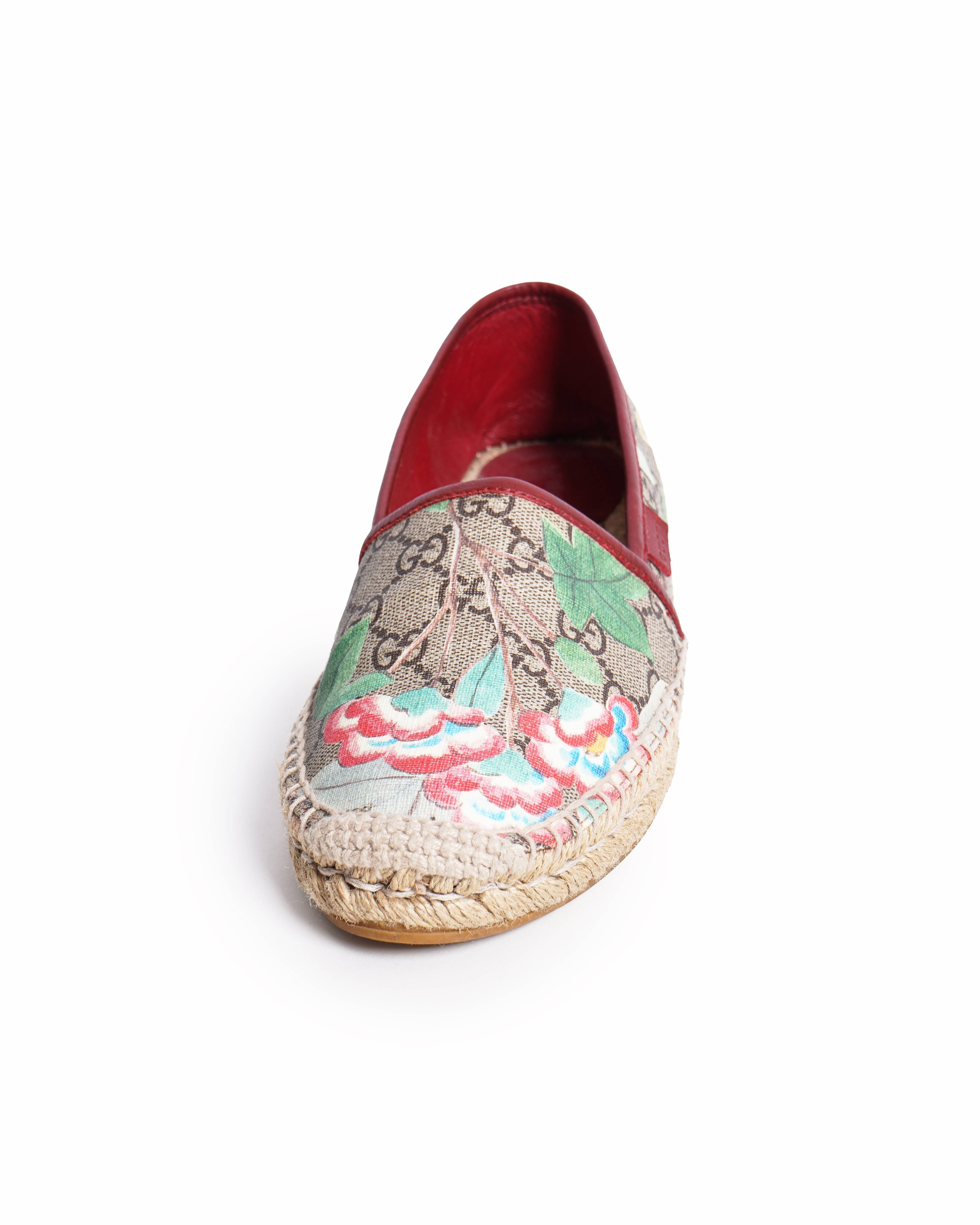 Gucci GG Supreme Tian Printed Espadrilles