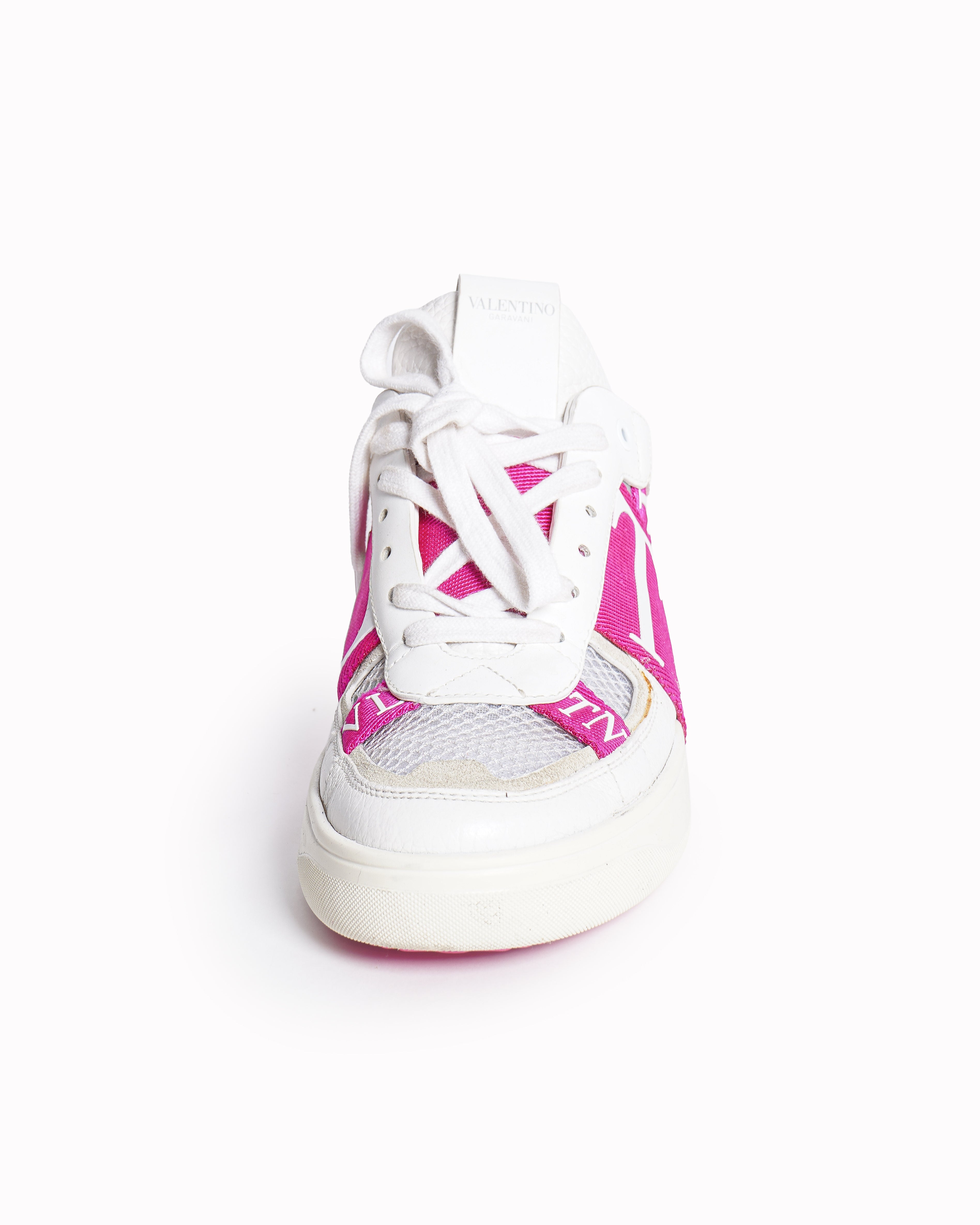 Valentino Garavani Women's Lace Up Sneakers In Pink