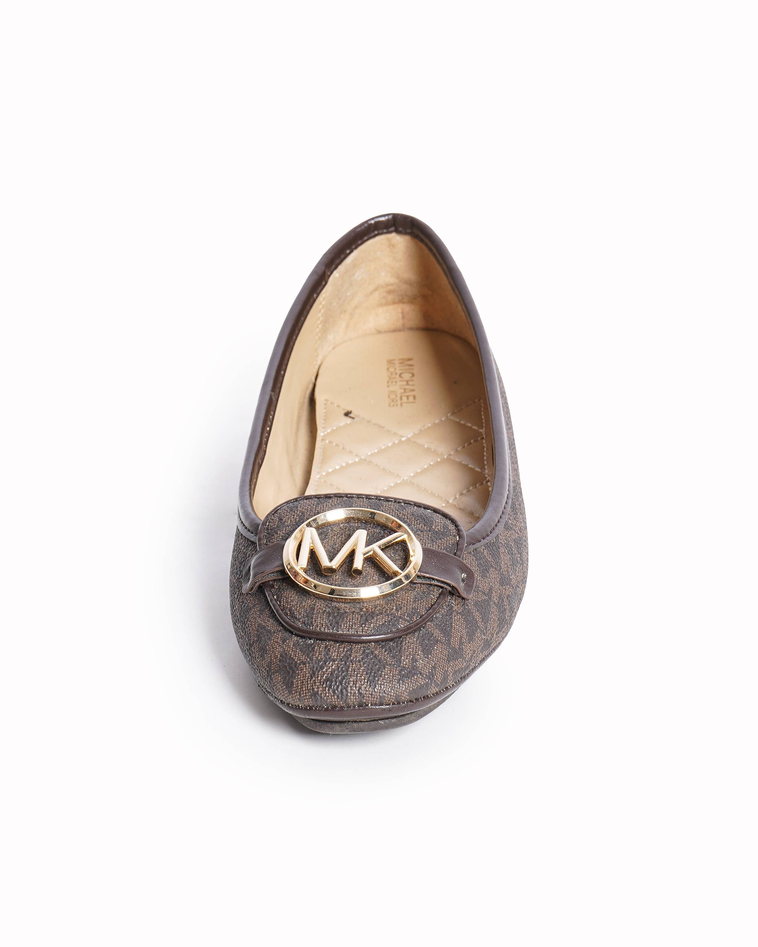Michael Kors grained ballerina flats