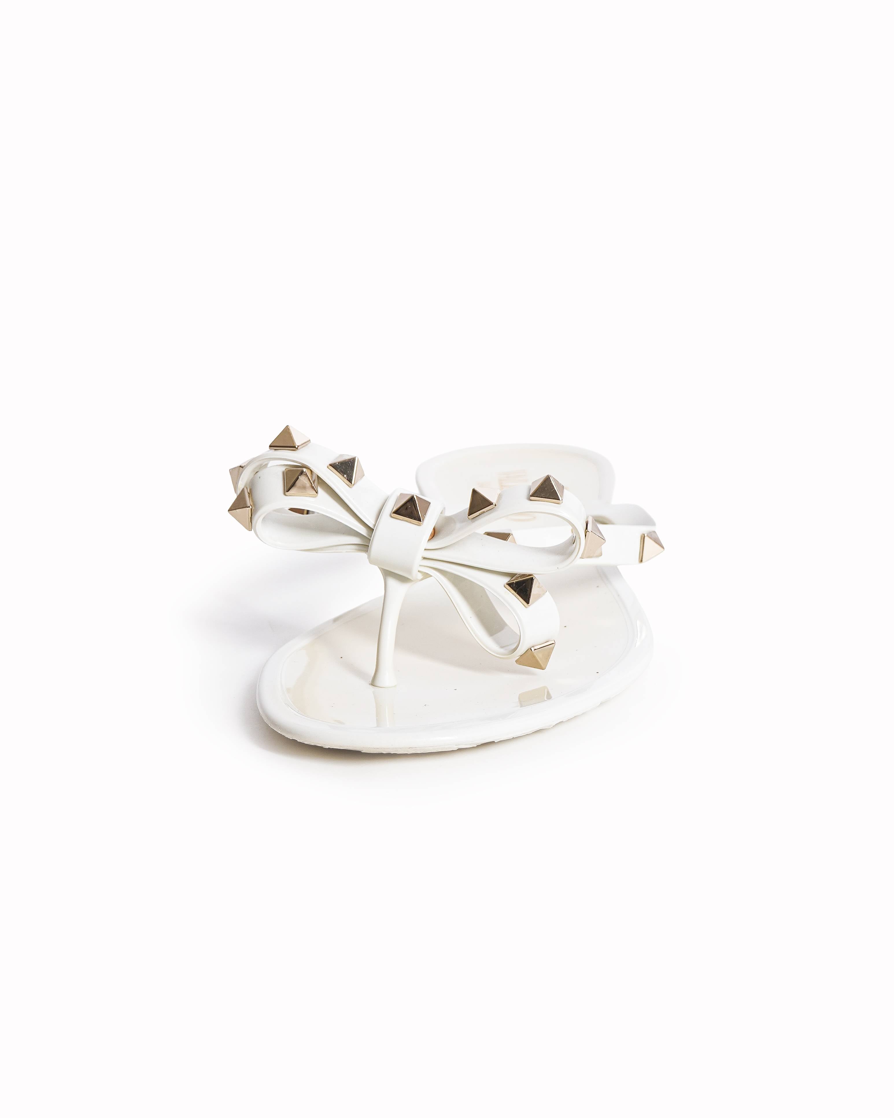 Valentino Garavani Rockstud Flat Thong Sandals