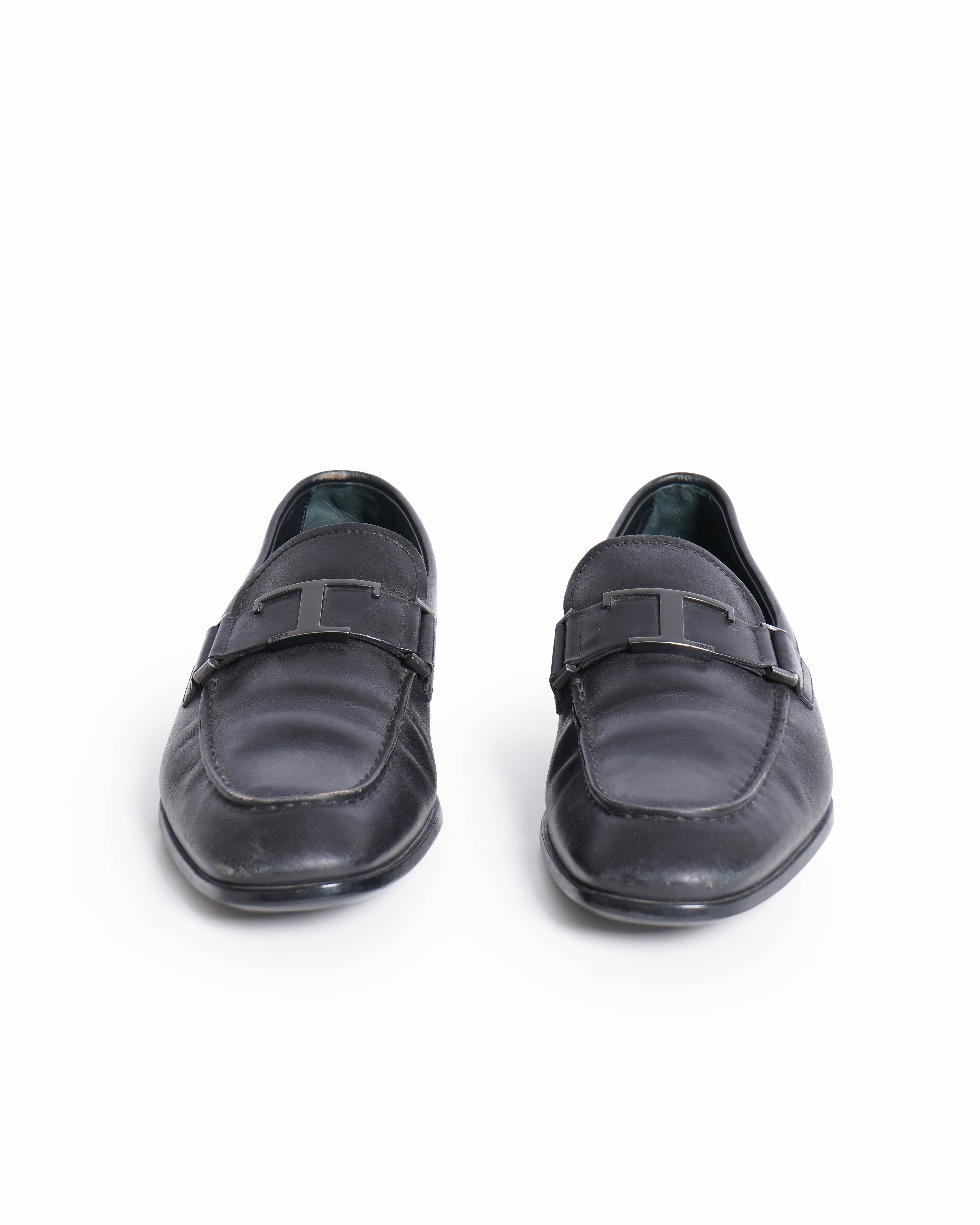 Tod's t timeless loafers in black leather