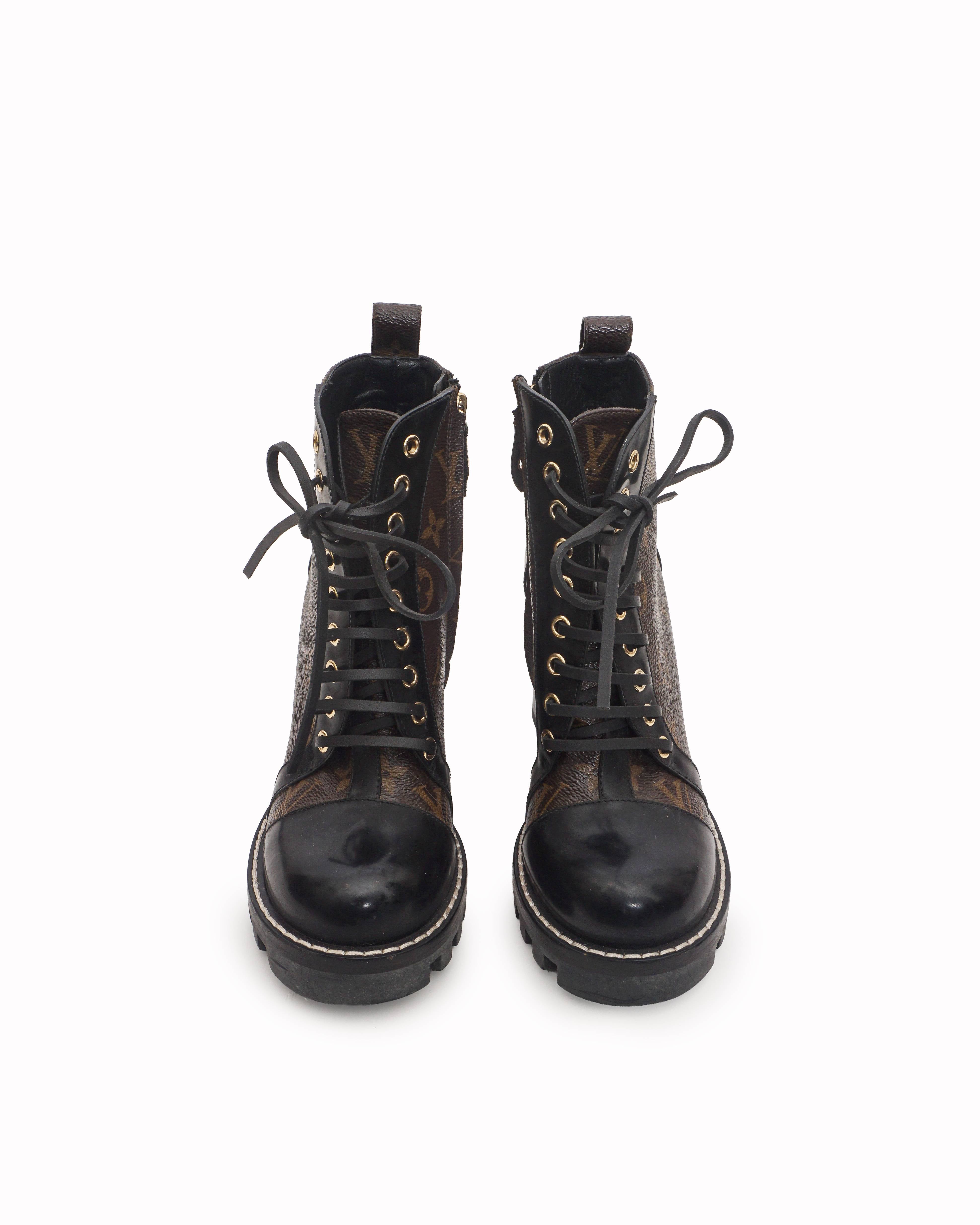 Louis Vuitton Star Trail Monogram & Leather Boots