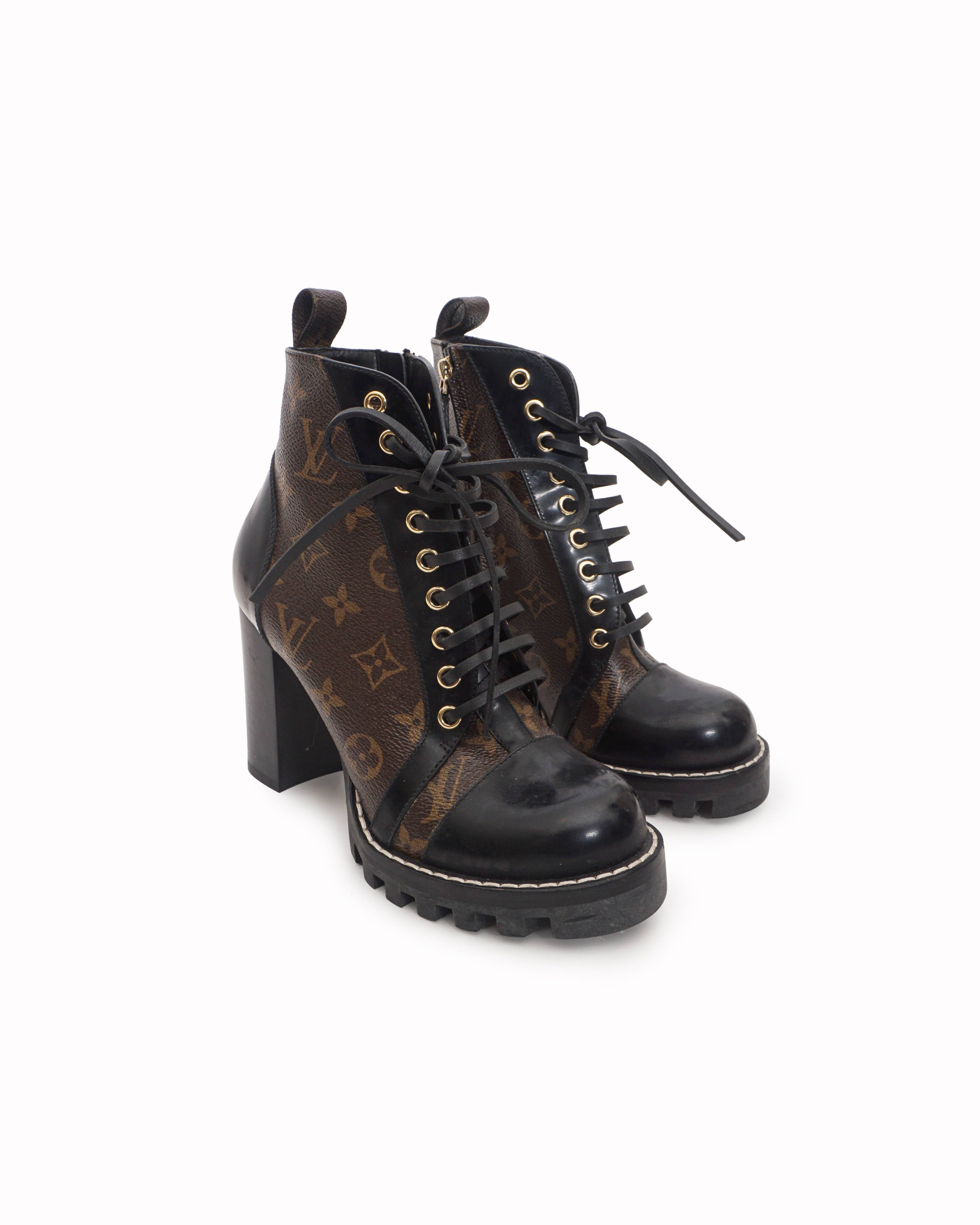 Louis Vuitton Star Trail Monogram & Leather Boots
