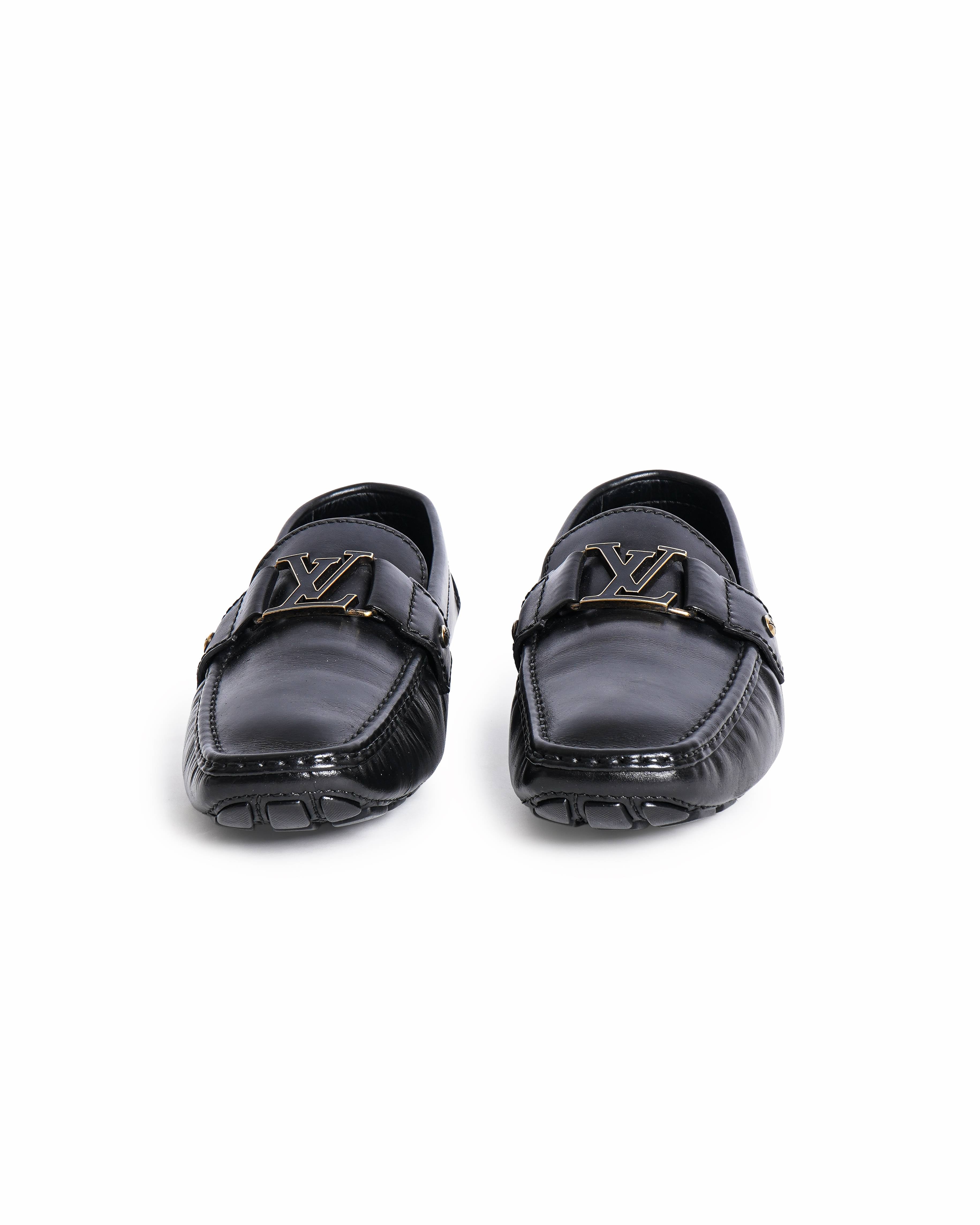 Louis Vuitton Men's Driving Loafers In Black