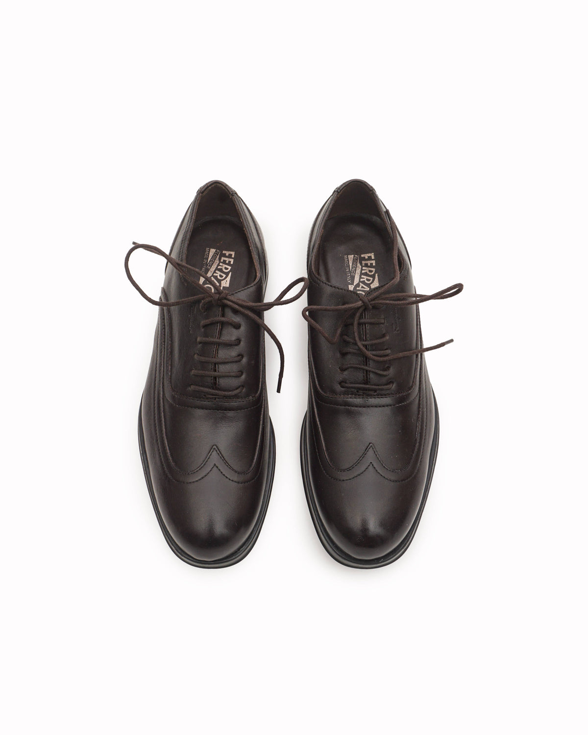 Louis Vuitton Brown Leather Brogue Oxfords